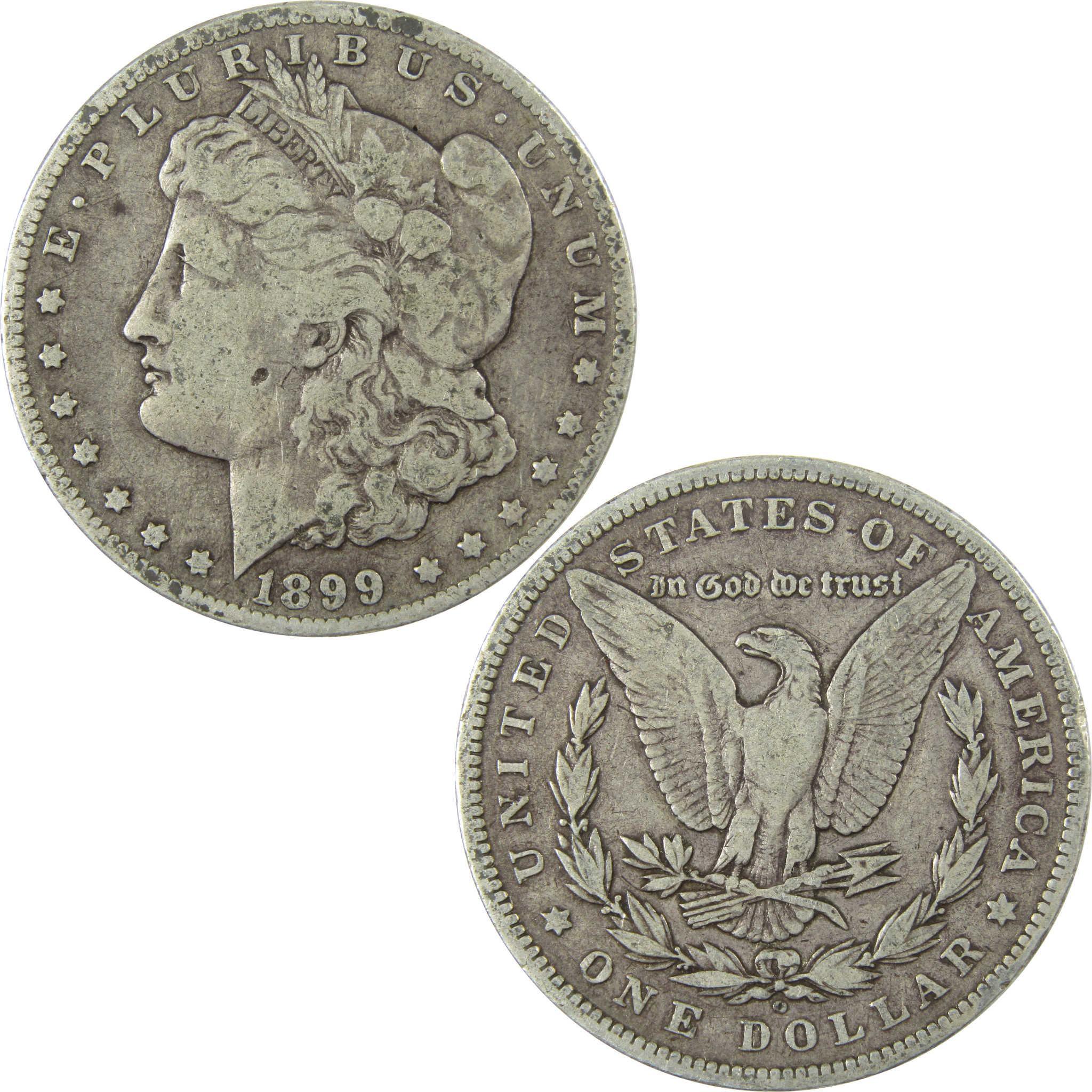 1899 O Micro O Morgan Silver Dollar F Fine $1 Coin SKU:I25361 - Morgan coin - Morgan silver dollar - Morgan silver dollar for sale - Profile Coins & Collectibles