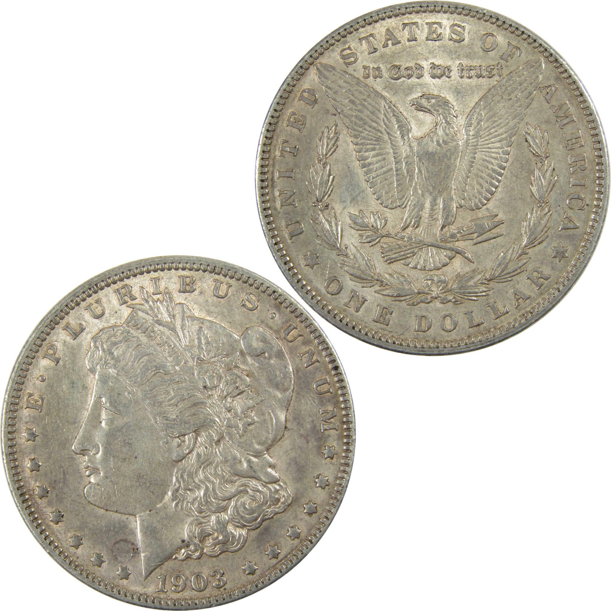 1903 Morgan Silver Dollar XF EF Extremely Fine $1 Coin SKU:CP486 - Morgan coin - Morgan silver dollar - Morgan silver dollar for sale - Profile Coins & Collectibles