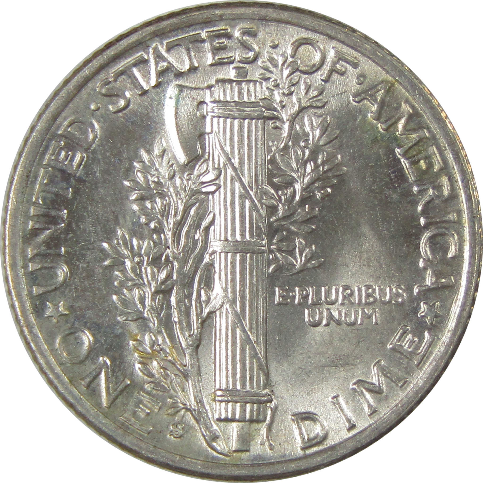 1941 S Mercury Silver Dime BU Choice Uncirculated 10c Coin SKU:I23890