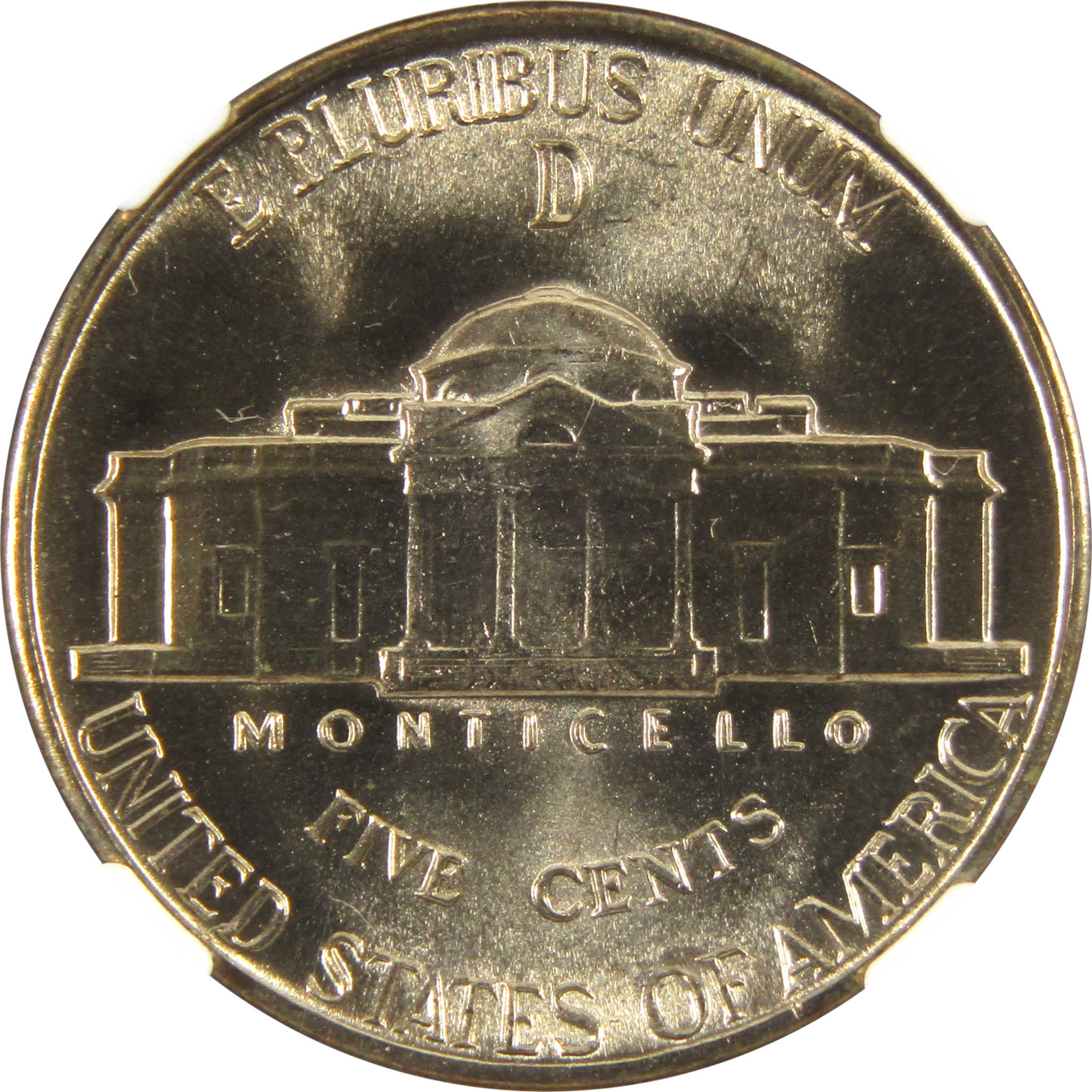 1943 D Jefferson Nickel MS 68 NGC 35% Wartime Silver 5c Unc SKU:I9726