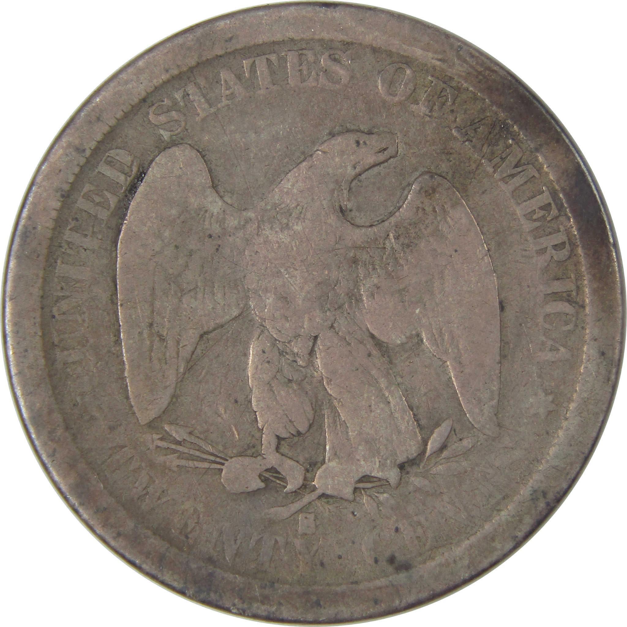 1875 S Seated Liberty Twenty Cent Piece G Good Silver SKU:I22784
