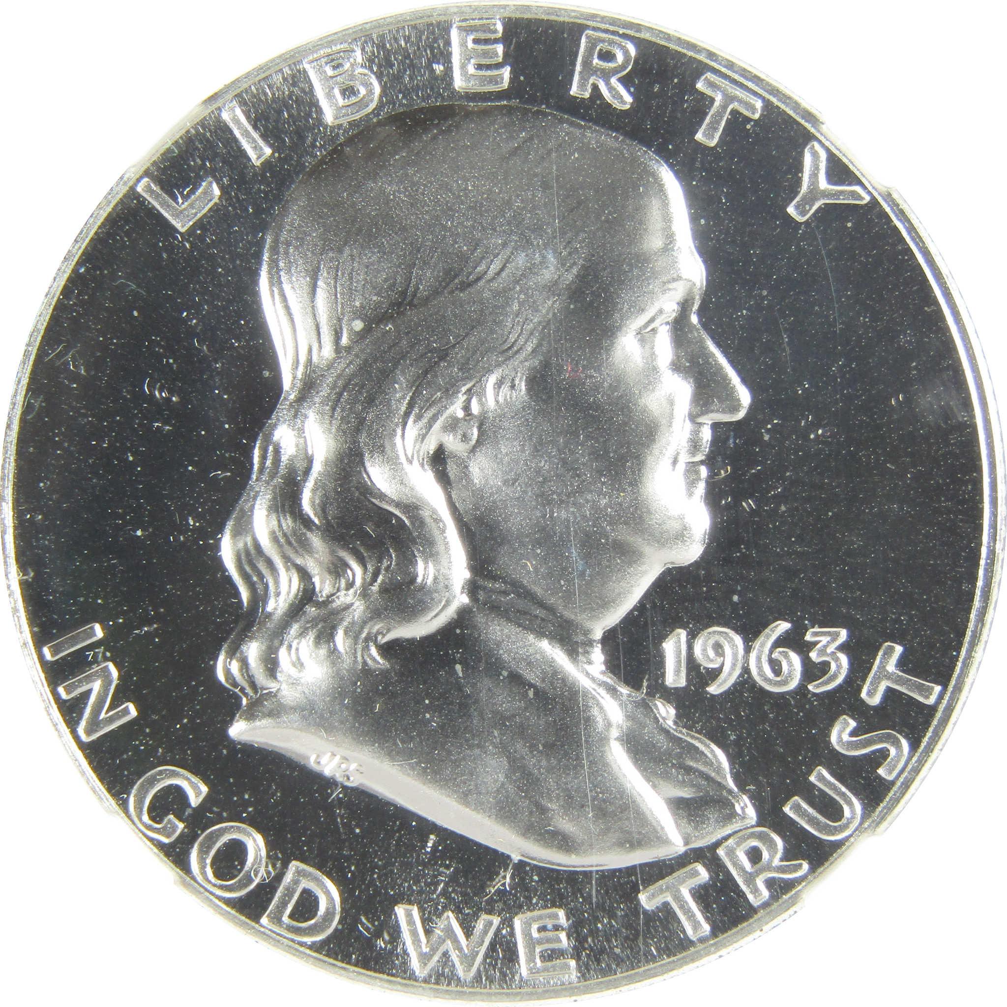 1963 Franklin Silver Half Dollar PF 69 NGC Proof 50c Coin SKU:I27433