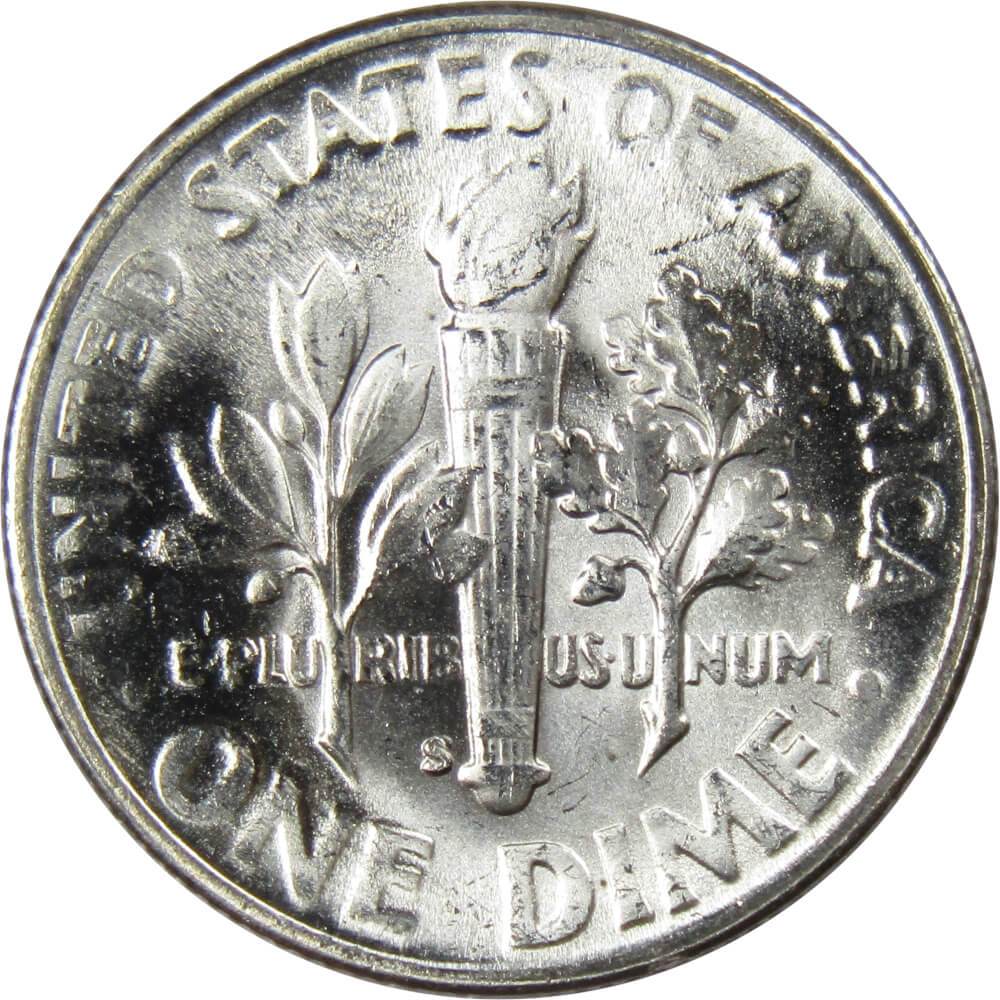 1946 S Roosevelt Silver Dime Uncirculated Mint State 10c Coin
