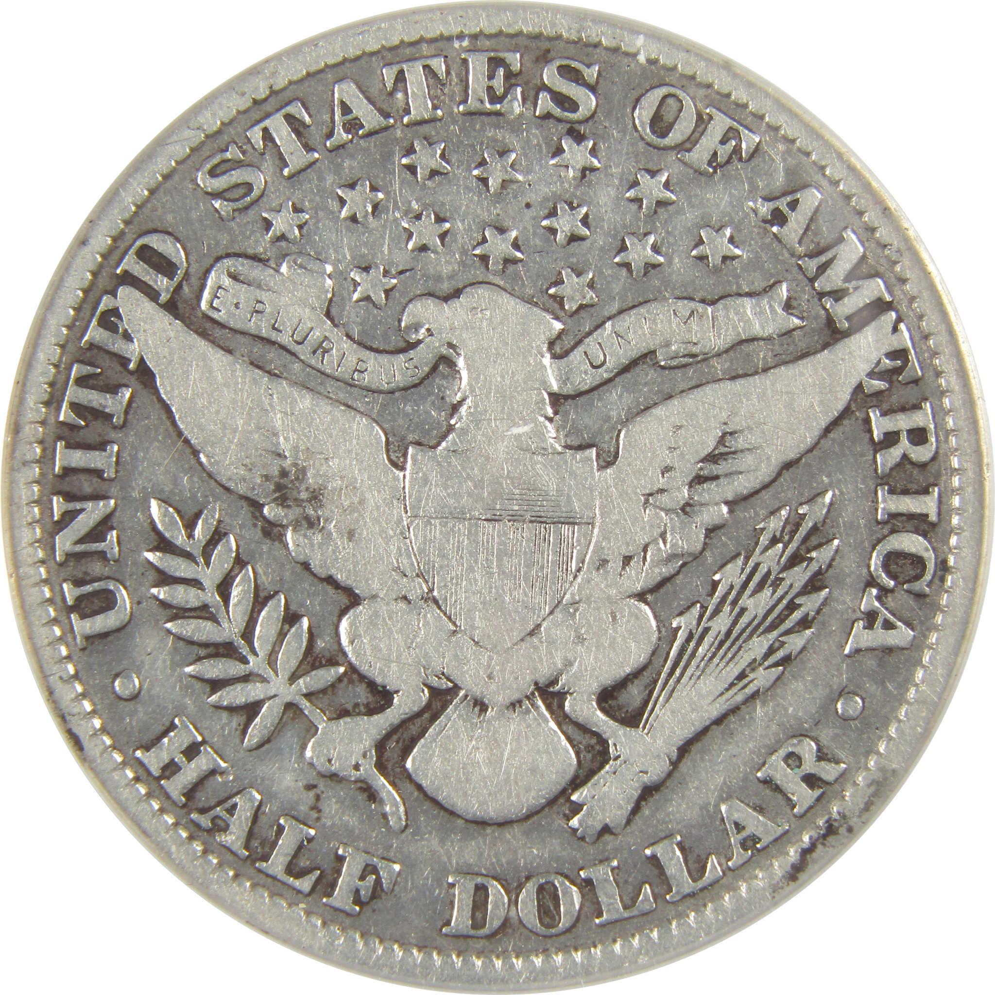 1913 Barber Half Dollar VG 8 Details ANACS Silver 50c Coin SKU:I20122