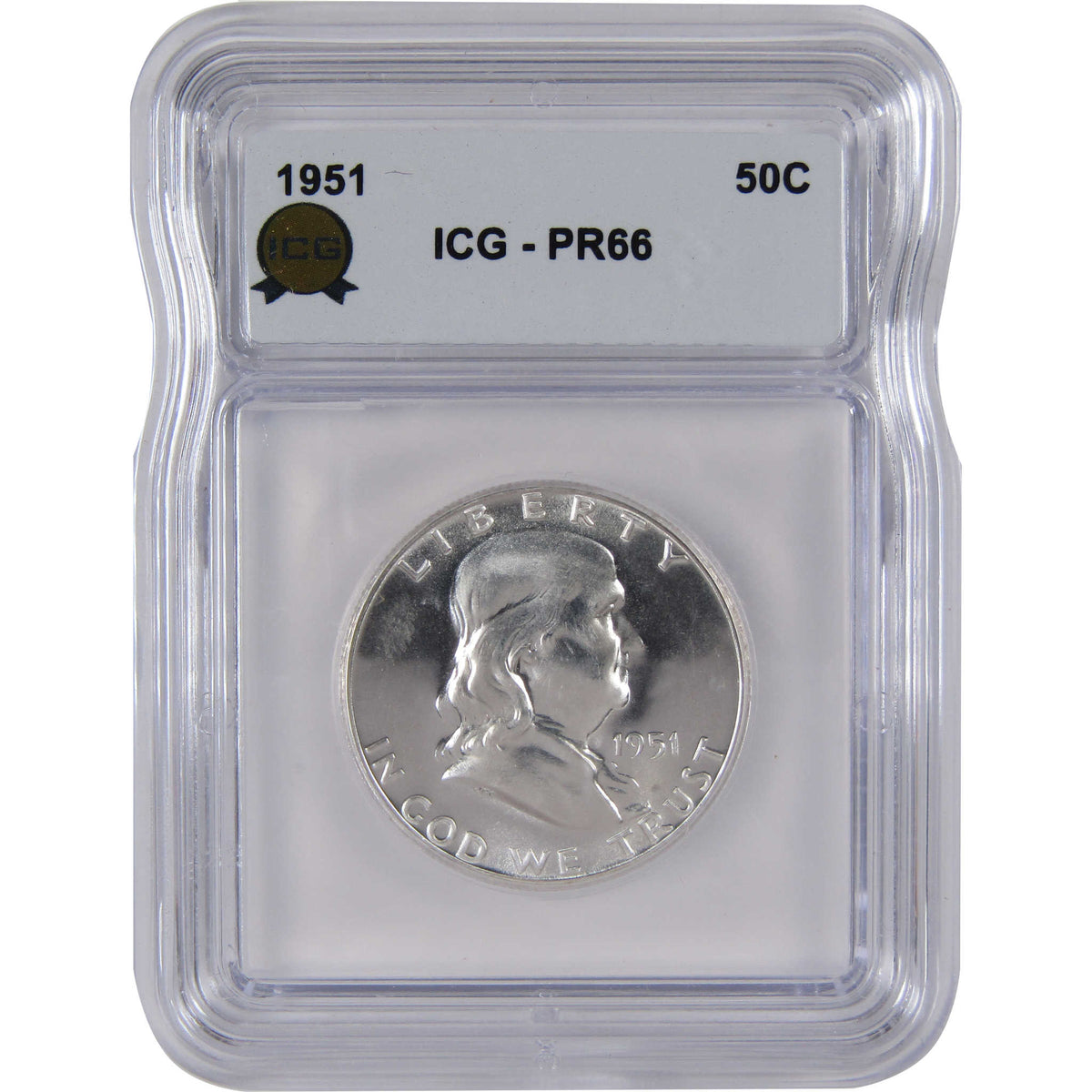 1951 Franklin Silver Half Dollar PR 66 ICG Proof 50c Coin SKU:I29148