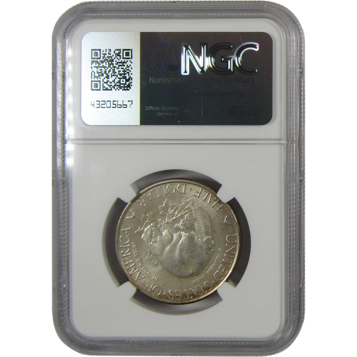 1936 Albany New York Charter Commemorative Silver 50c MS 66 NGC
