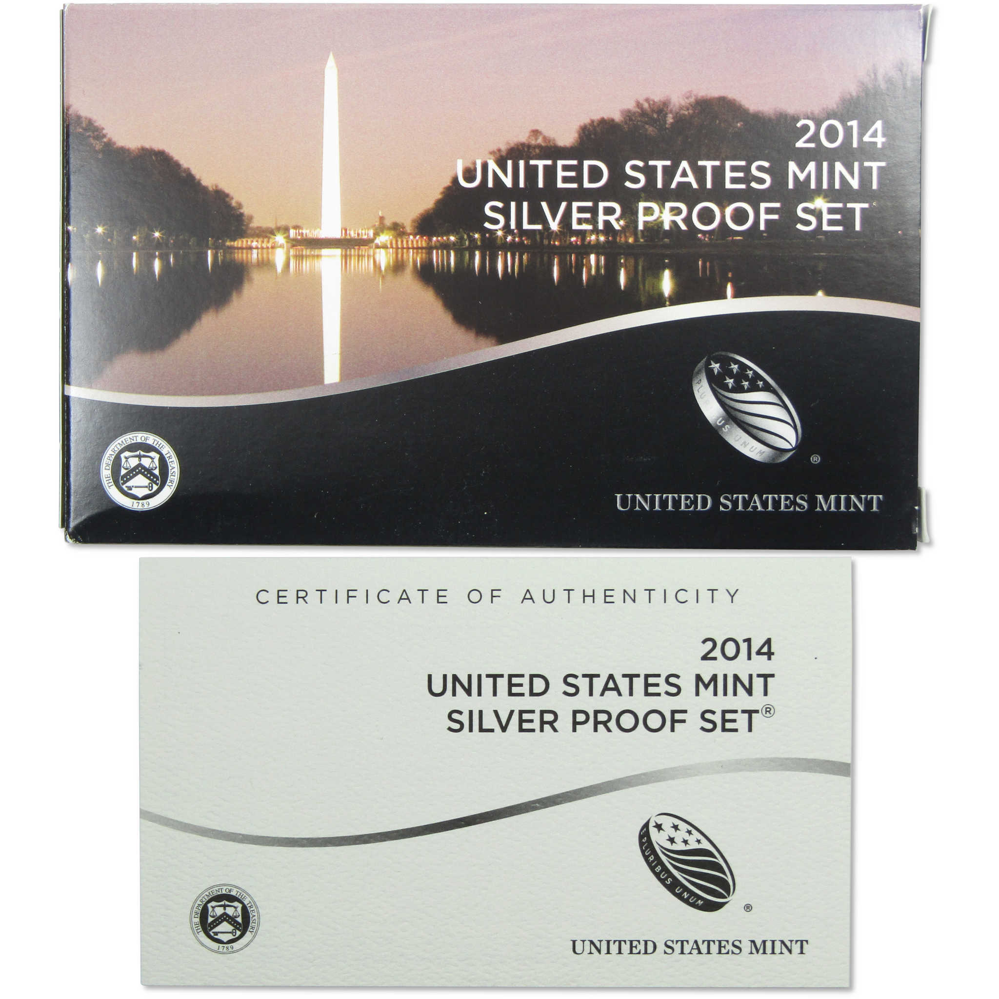 2014 Silver Proof Set U.S. Mint Original Government Packaging OGP COA