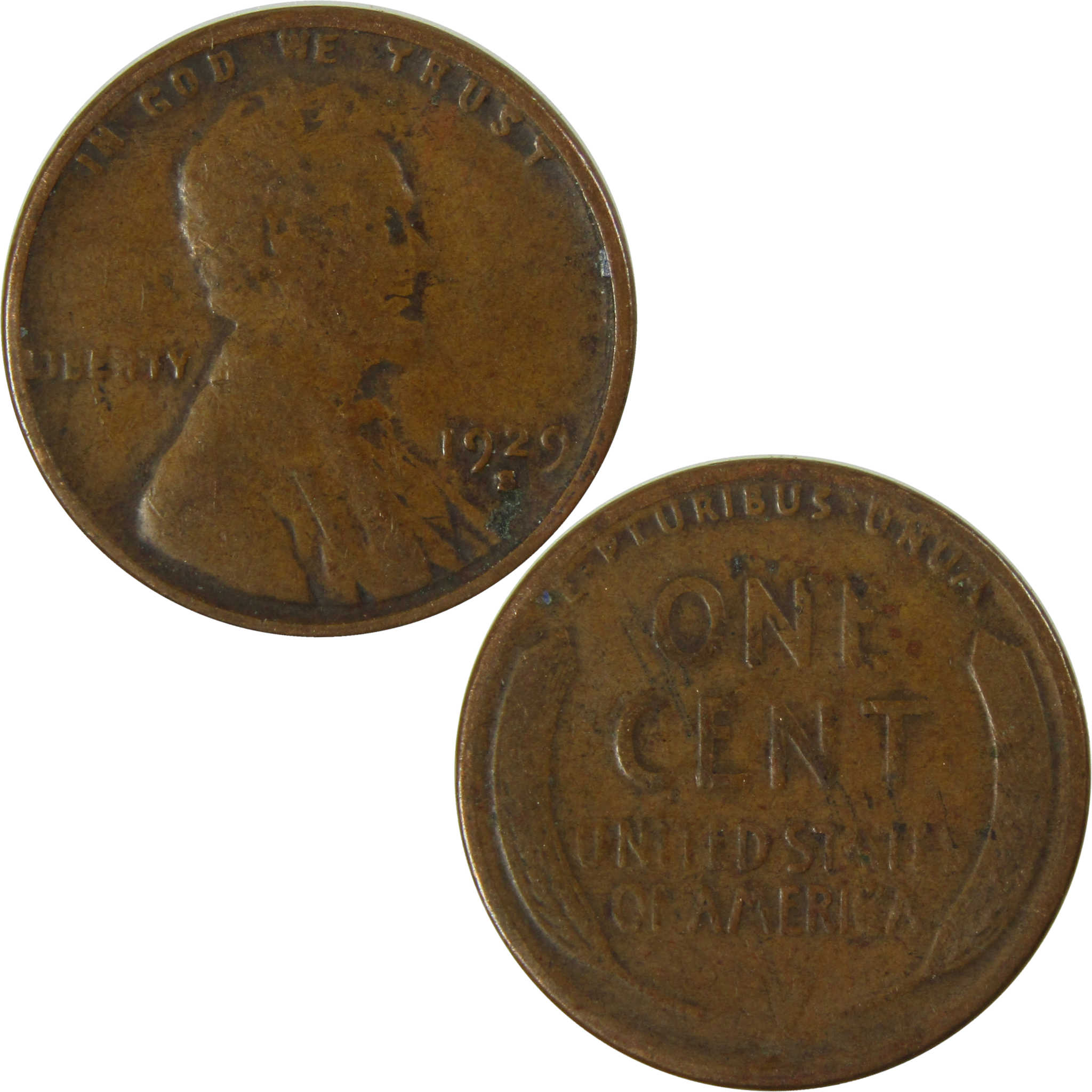 1929 S Lincoln Wheat Cent G Good Penny 1c Coin Collectible SKU:I26673