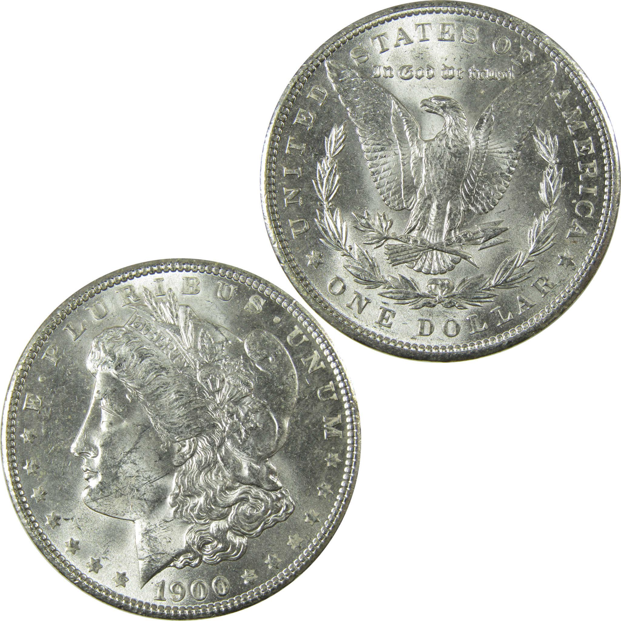 1900 Morgan Silver Dollar Uncirculated Mint State $1 Coin SKU:I27734 - Morgan coin - Morgan silver dollar - Morgan silver dollar for sale - Profile Coins & Collectibles