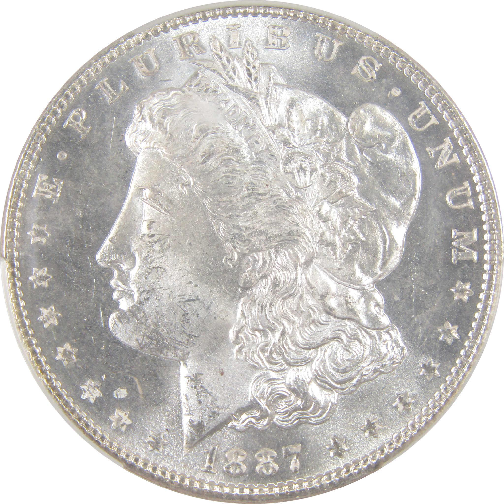 1887 Morgan Dollar MS 64 PL CAC Silver Proof-Like $1 Coin SKU:I17407 - Morgan coin - Morgan silver dollar - Morgan silver dollar for sale - Profile Coins & Collectibles