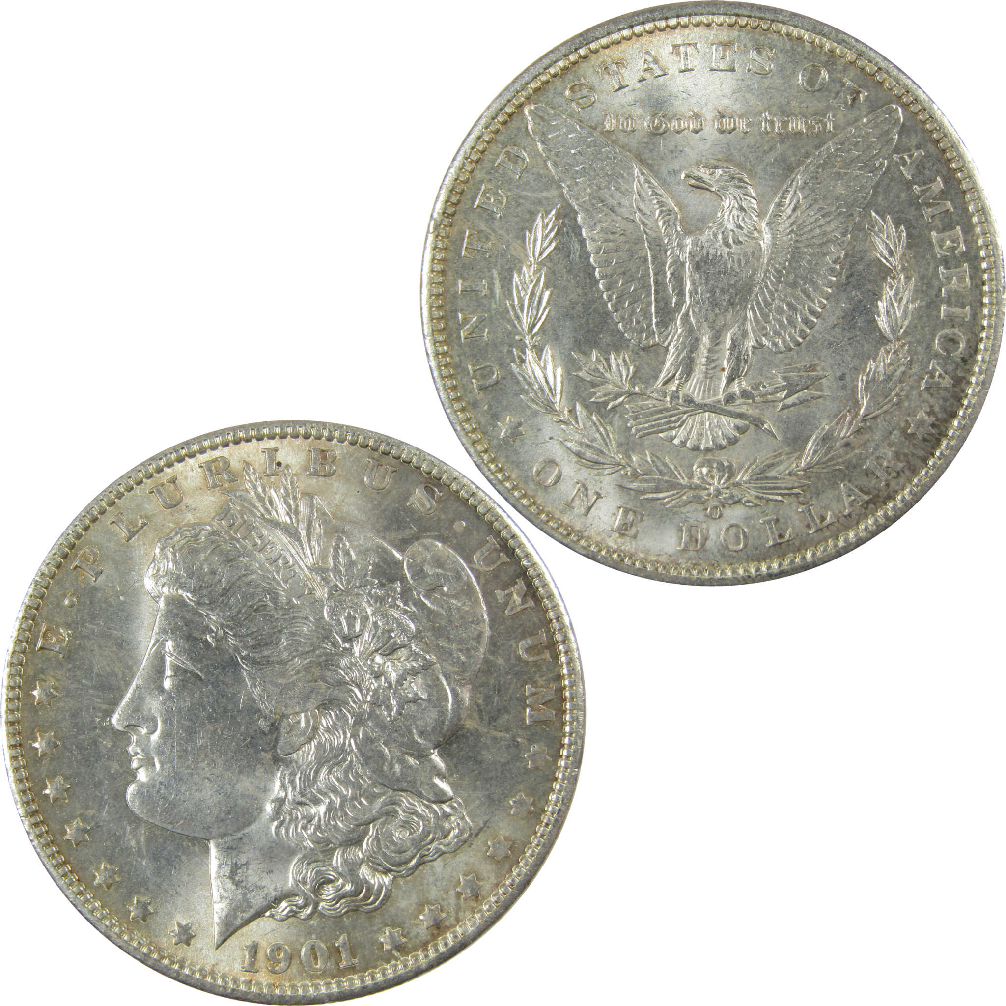 1901 O Morgan Silver Dollar Uncirculated Mint State $1 Coin SKU:I27813
