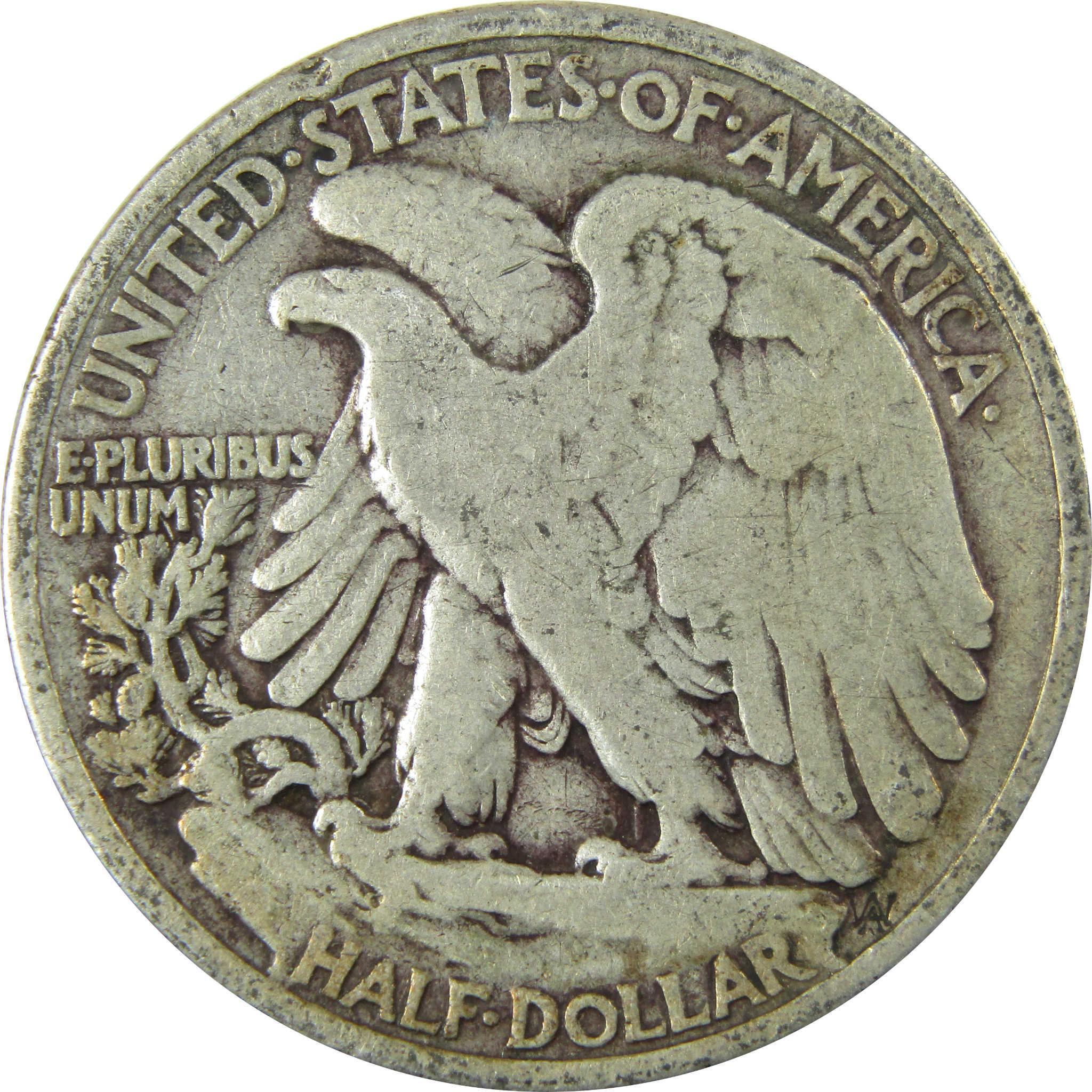 1934 Liberty Walking Silver Half Dollar VG Very Good SKU:CP507