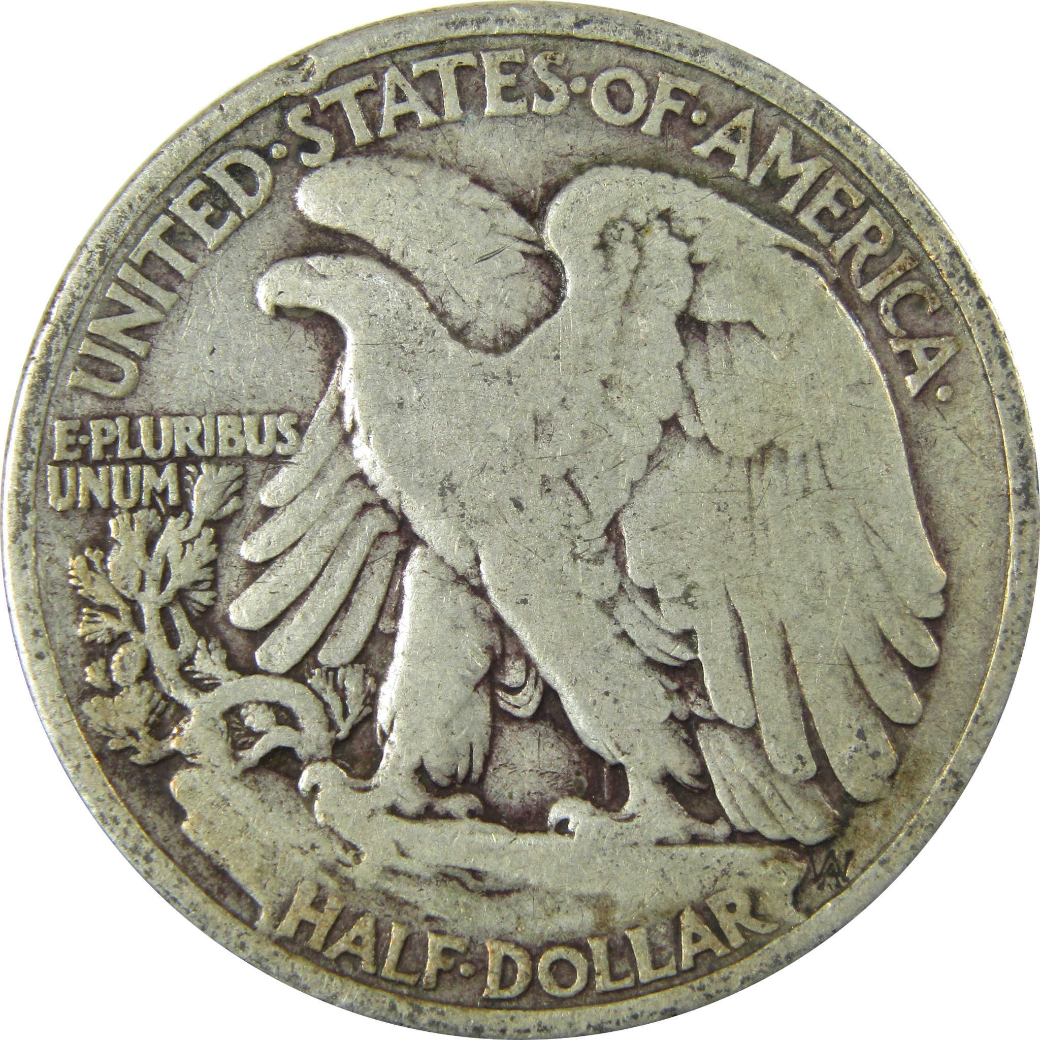 1934 Liberty Walking Silver Half Dollar VG Very Good SKU:CP507