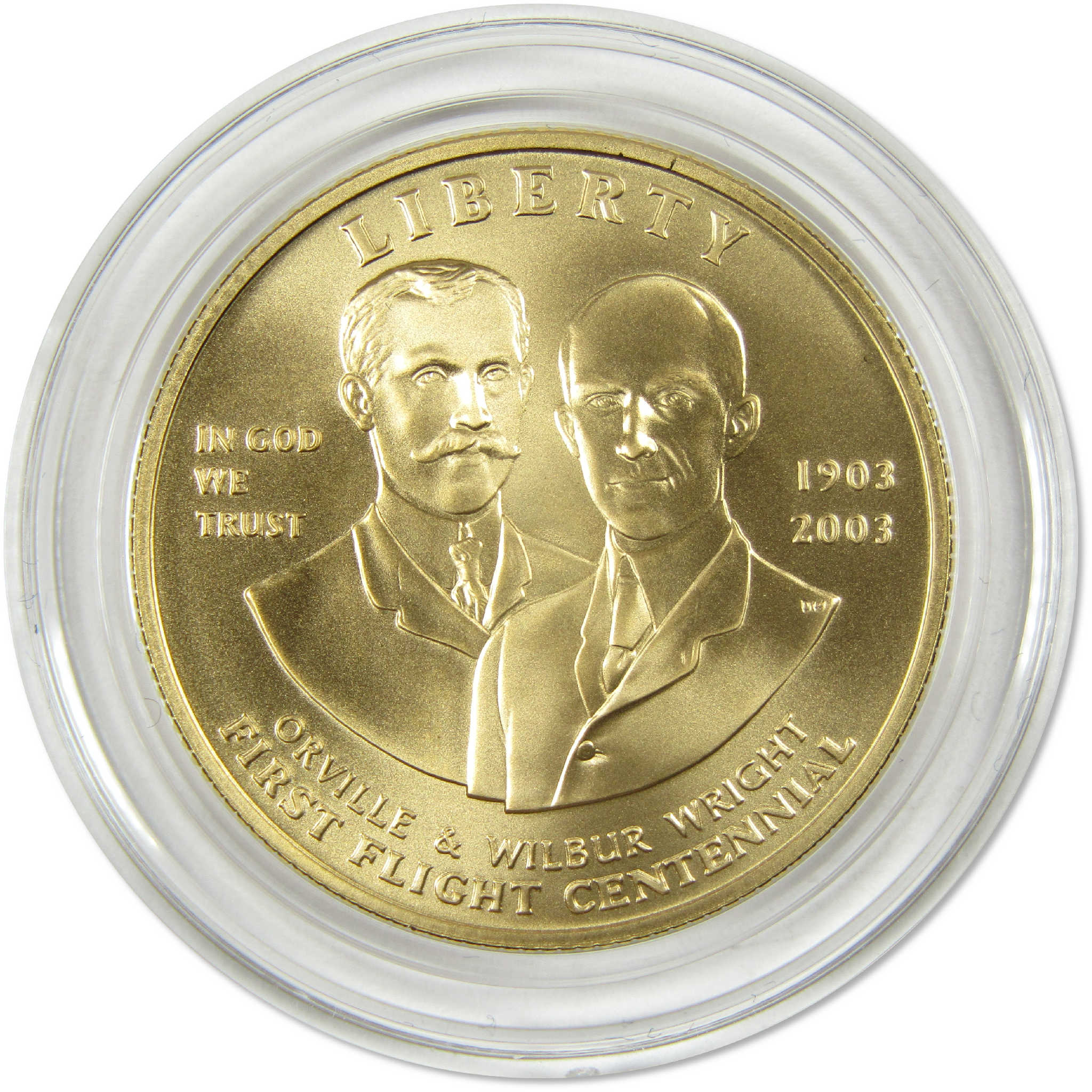 2003 W First Flight Commemorative Gold $10 Uncirculated OGP COA