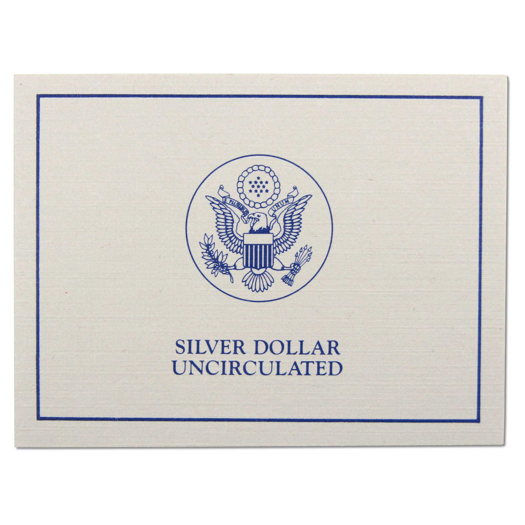 1986 P Statue of Liberty Commemorative Silver Dollar Uncirculated OGP