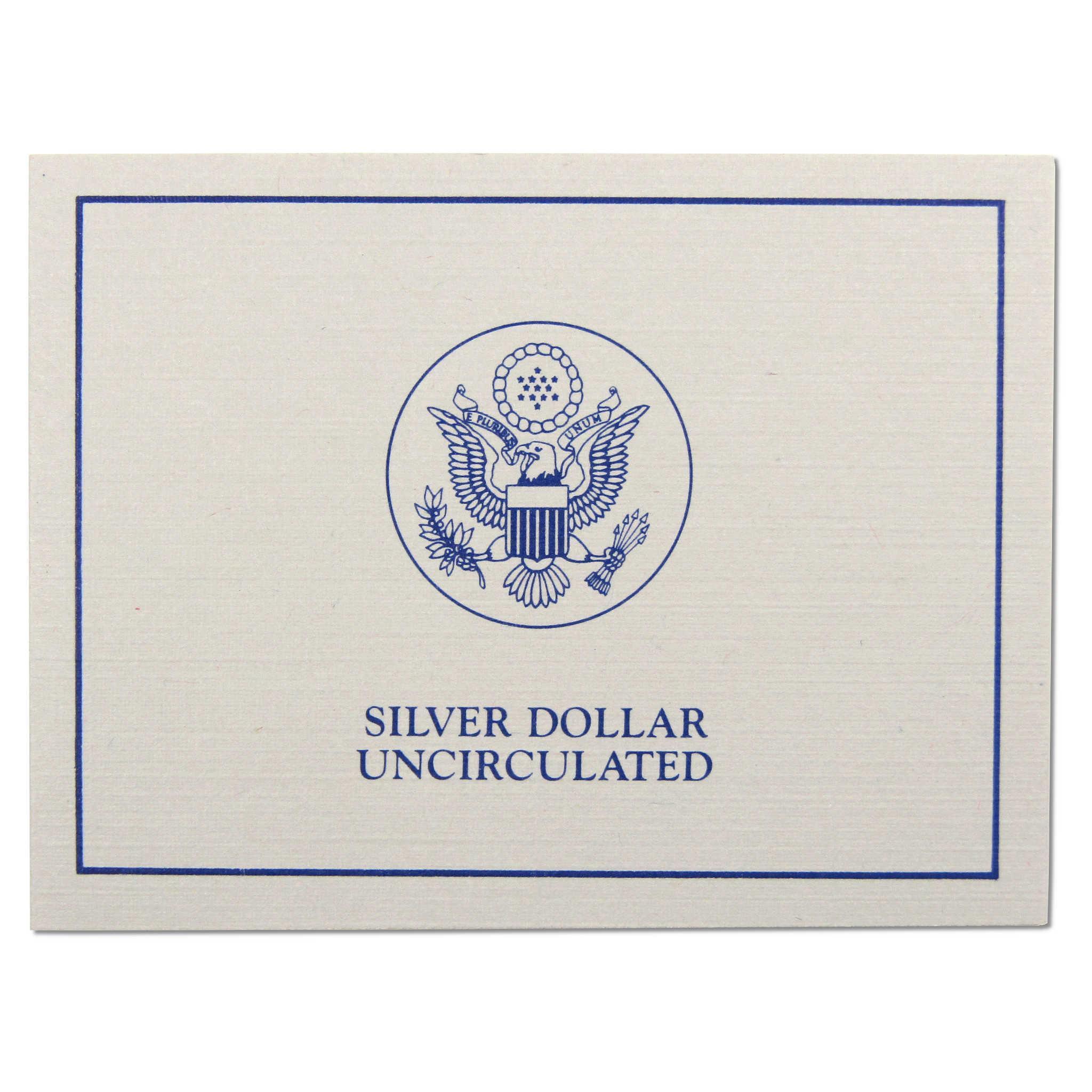 1986 P Statue of Liberty Commemorative Silver Dollar Uncirculated OGP