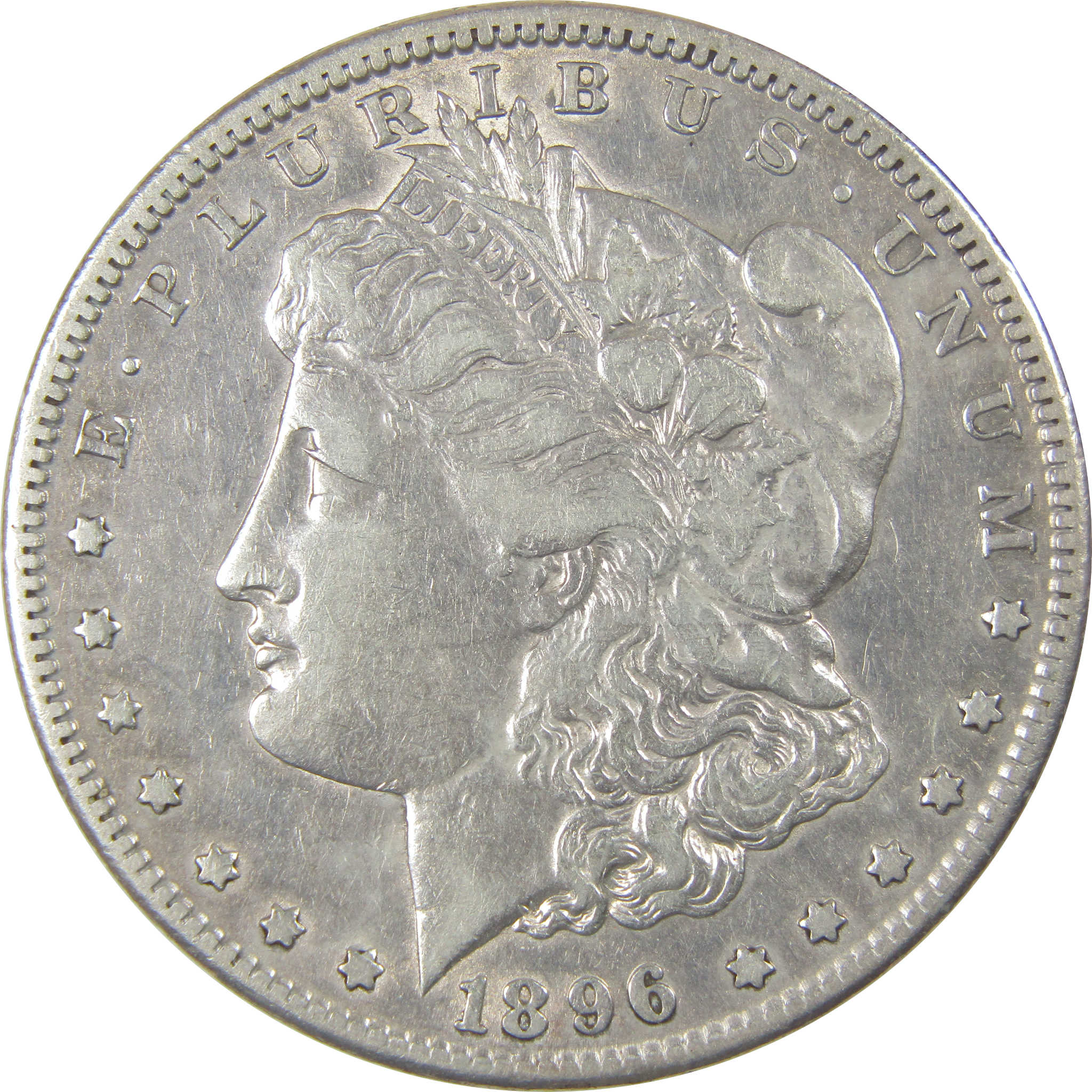 1896 S Morgan Dollar VF Very Fine Details Silver $1 Coin SKU:I23846 - Morgan coin - Morgan silver dollar - Morgan silver dollar for sale - Profile Coins & Collectibles