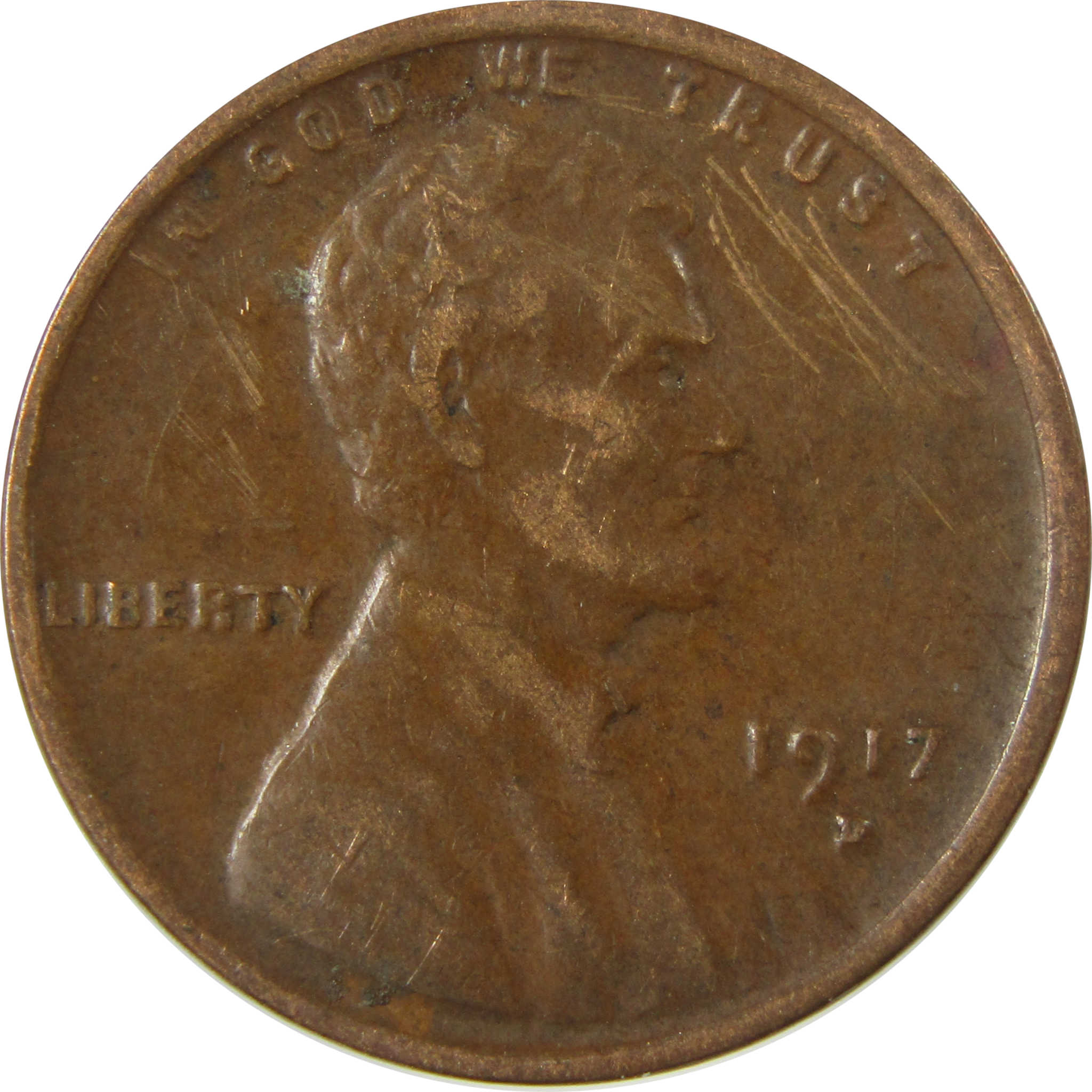 1917 D Lincoln Wheat Cent VF Very Fine Penny 1c Coin SKU:I26829