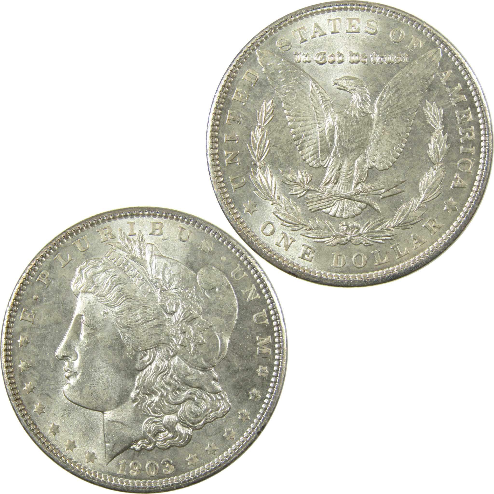1903 Morgan Silver Dollar Uncirculated Mint State $1 Coin SKU:EL27094 - Morgan coin - Morgan silver dollar - Morgan silver dollar for sale - Profile Coins & Collectibles