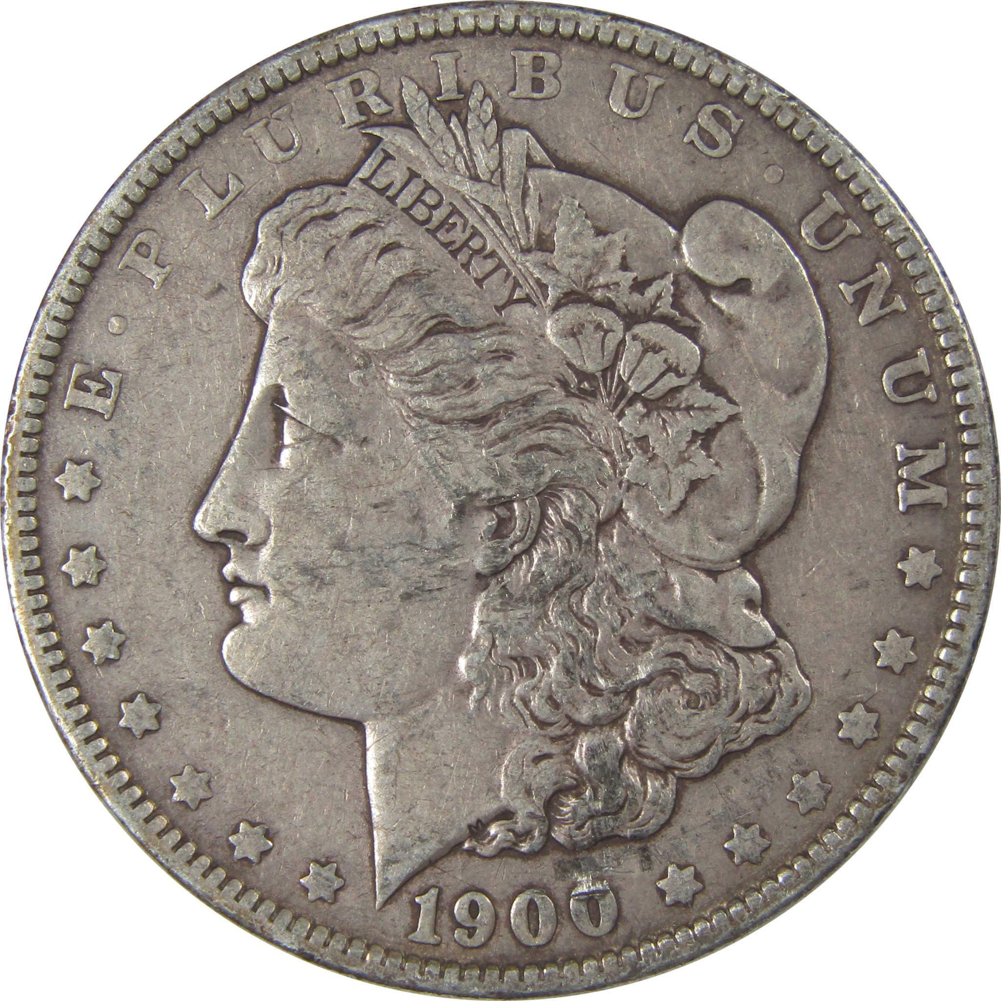 1900 Morgan Silver Dollar VF Very Fine $1 Coin SKU:I24277 - Morgan coin - Morgan silver dollar - Morgan silver dollar for sale - Profile Coins & Collectibles