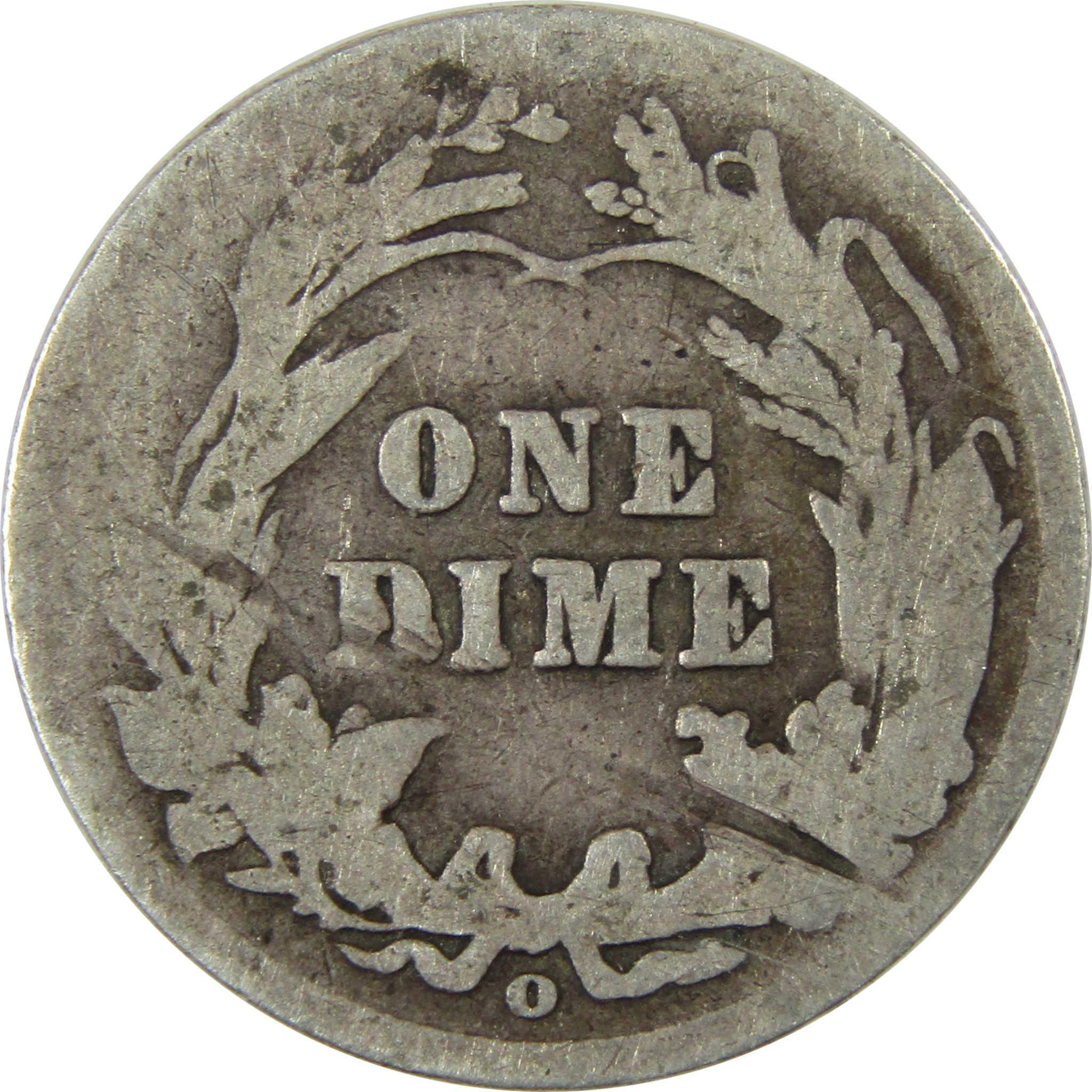 1905 O Micro O Barber Silver Dime AG About Good Details SKU:I26622