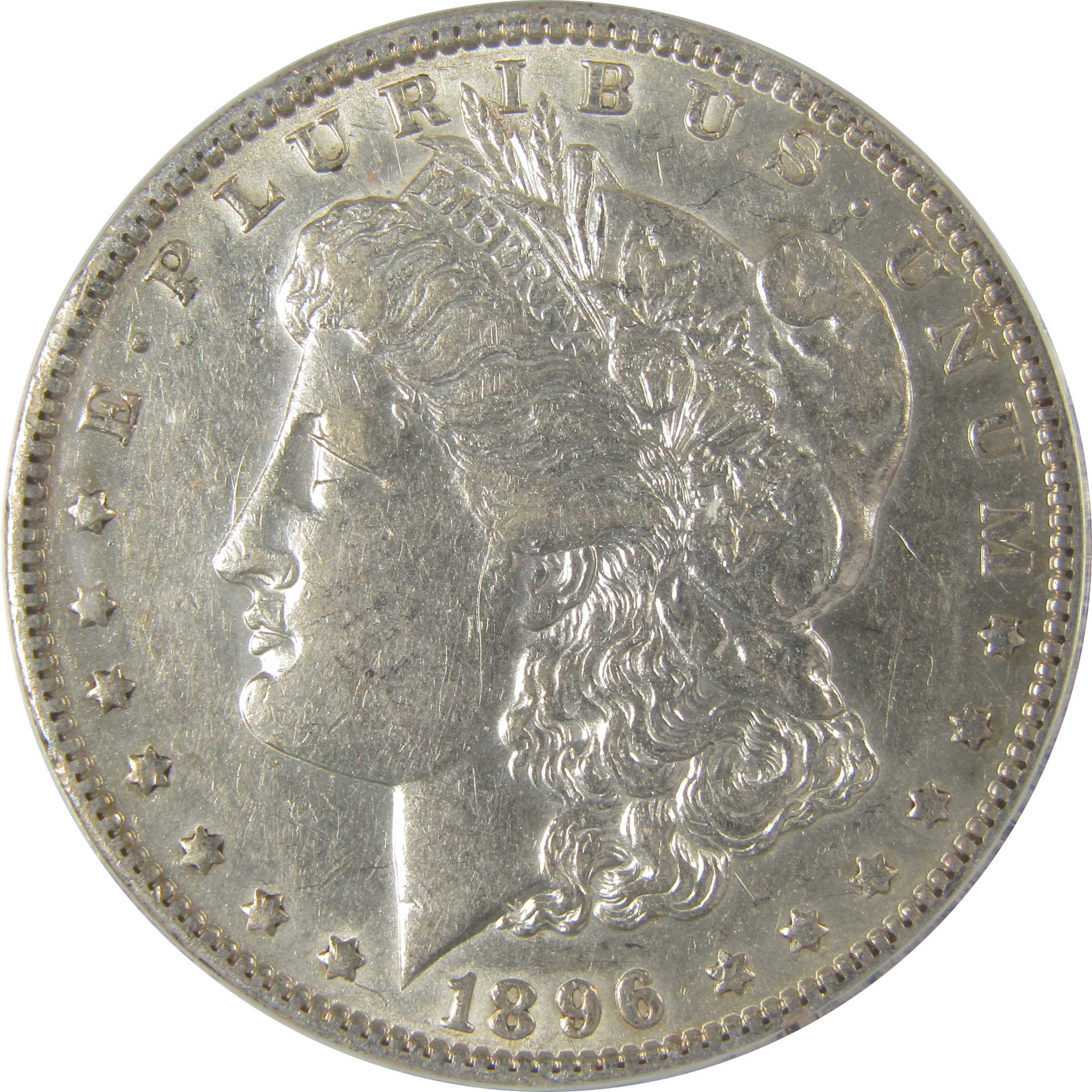 1896 O Morgan Dollar AU 50 Details ANACS Silver $1 Coin SKU:I18951 - Morgan coin - Morgan silver dollar - Morgan silver dollar for sale - Profile Coins & Collectibles