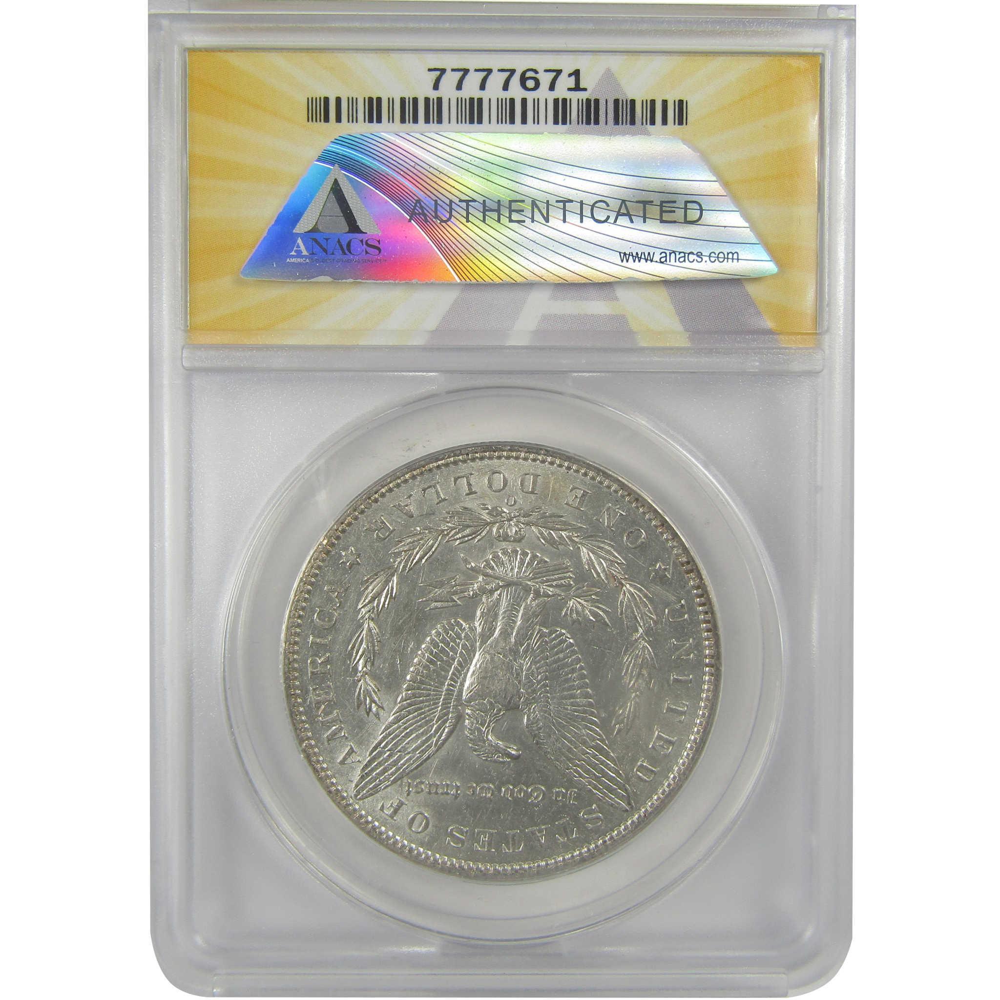 1896 O Morgan Dollar AU 50 Details ANACS Silver $1 Coin SKU:I21785 - Morgan coin - Morgan silver dollar - Morgan silver dollar for sale - Profile Coins & Collectibles