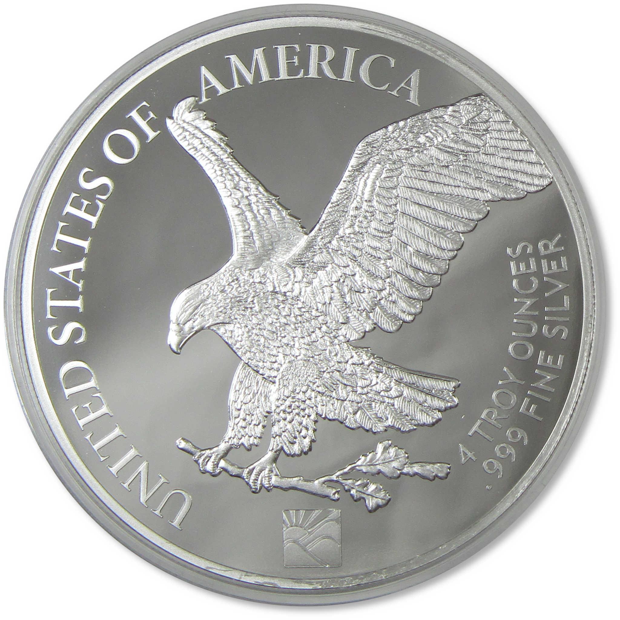 2024 American Eagle Type 2 Reverse 4 oz Silver Round Collectible