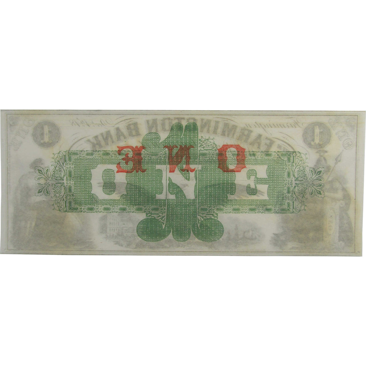 $1 Farmington Bank NH Note Obsolete Currency Collectible