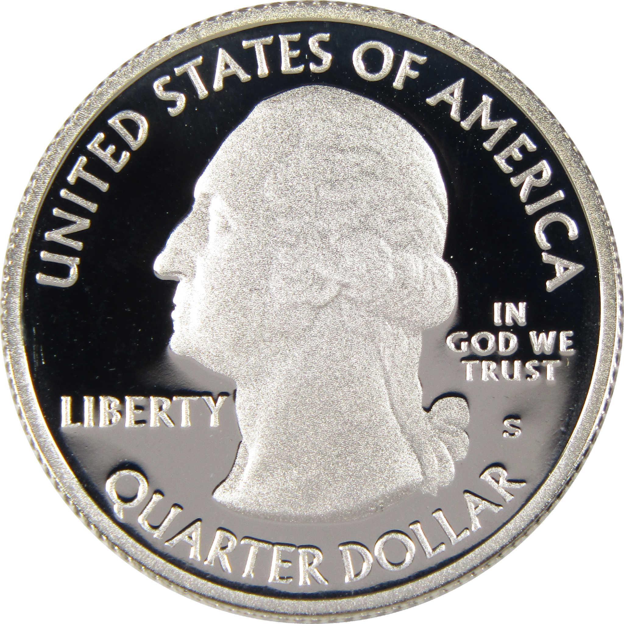 2010 S Mount Hood National Park Quarter Silver Proof 25c Coin