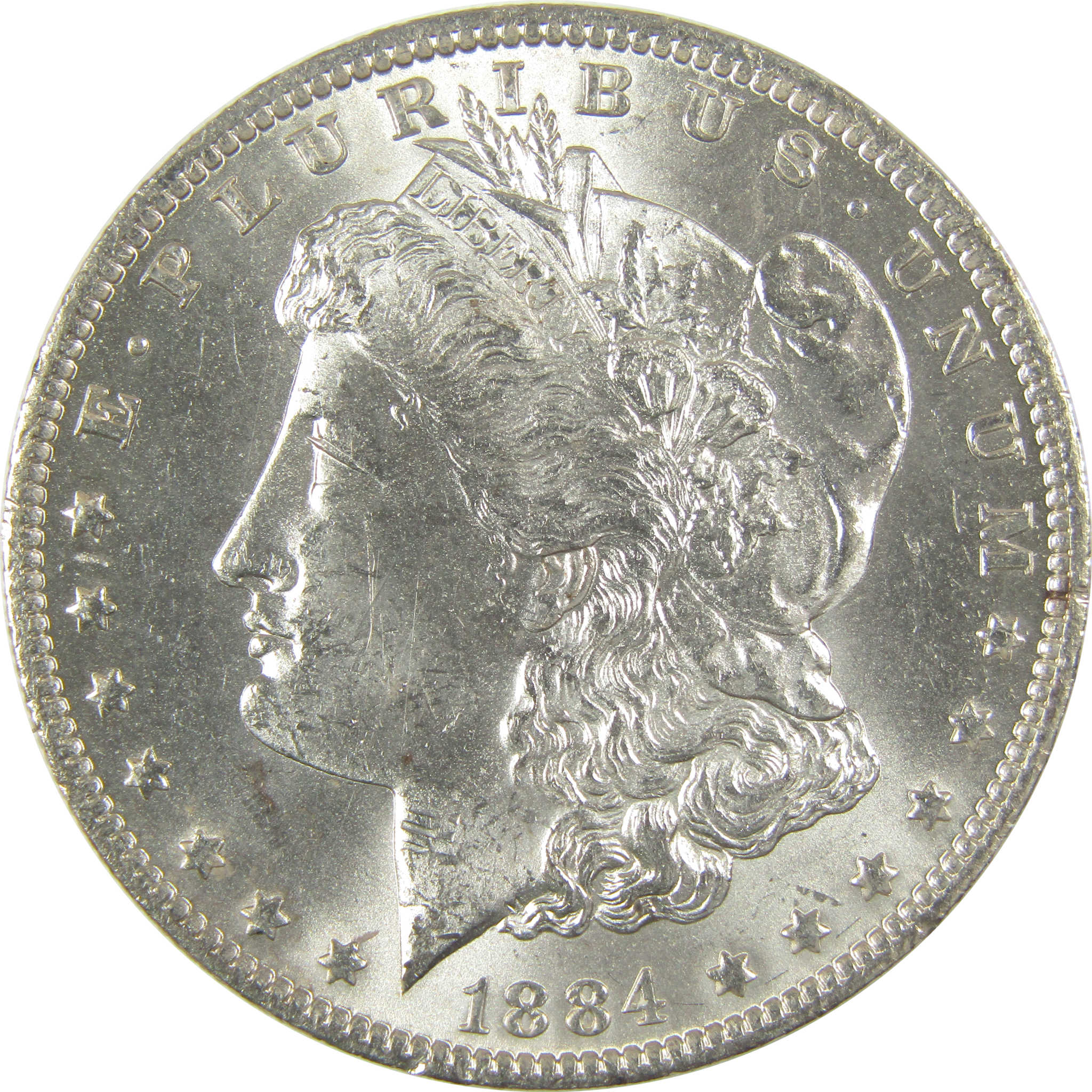 1884 O Morgan Dollar BU Gem Uncirculated Silver $1 Coin SKU:I19724 - Morgan coin - Morgan silver dollar - Morgan silver dollar for sale - Profile Coins & Collectibles