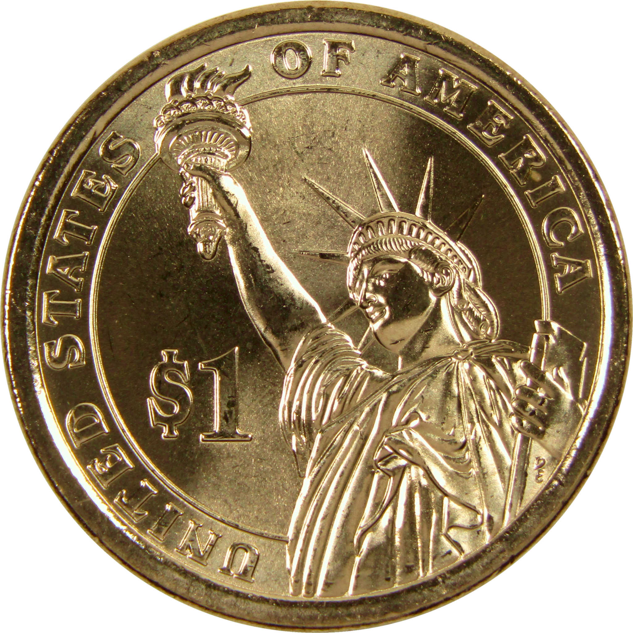 2009 D William Henry Harrison Presidential Dollar BU Uncirculated Coin