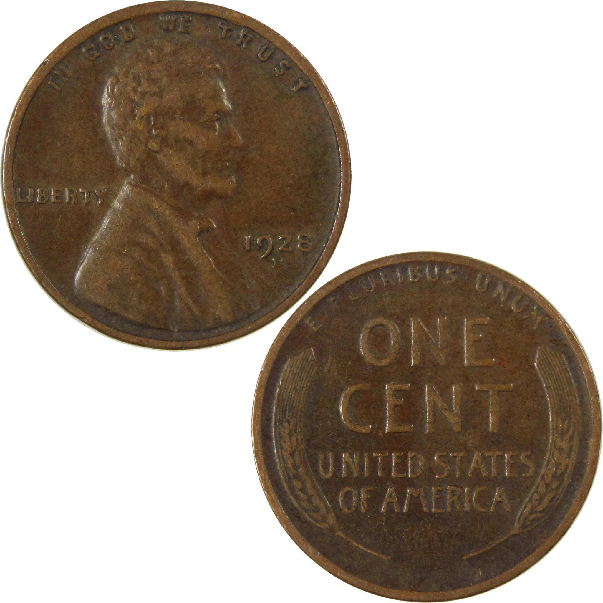 1928 D Lincoln Wheat Cent VF Very Fine Penny 1c Coin SKU:I27615