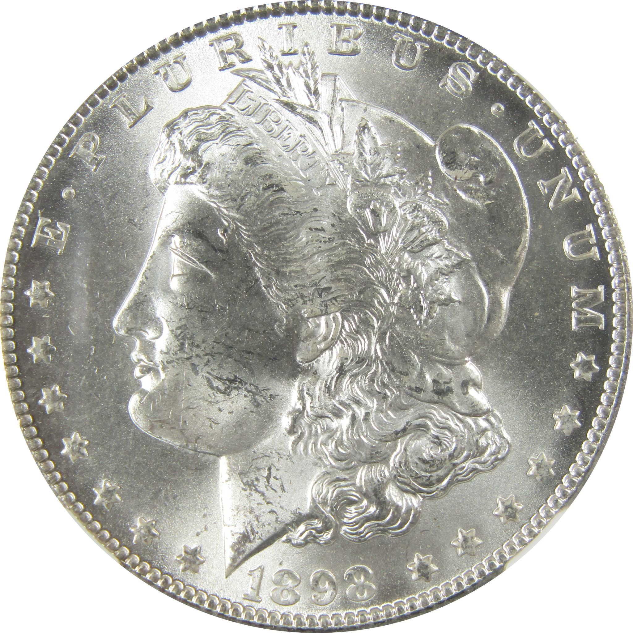 1898 O Morgan Silver Dollar MS 64 NGC Uncirculated $1 Coin SKU:CP453 - Morgan coin - Morgan silver dollar - Morgan silver dollar for sale - Profile Coins & Collectibles