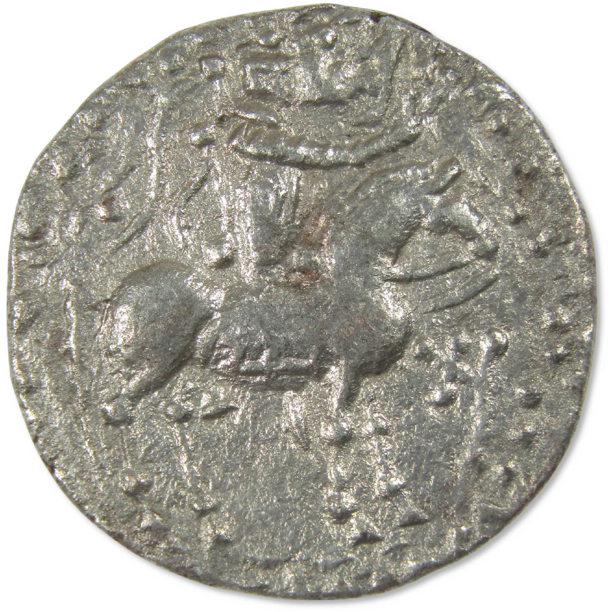 57-35 BC Azes Indo-Scythians Silver Drachm XF Ancient Greek Coin