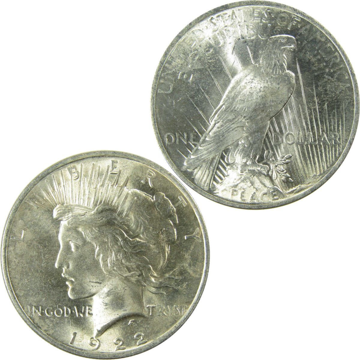 1922 Peace Silver Dollar Uncirculated Mint State $1 Coin SKU:CP1721