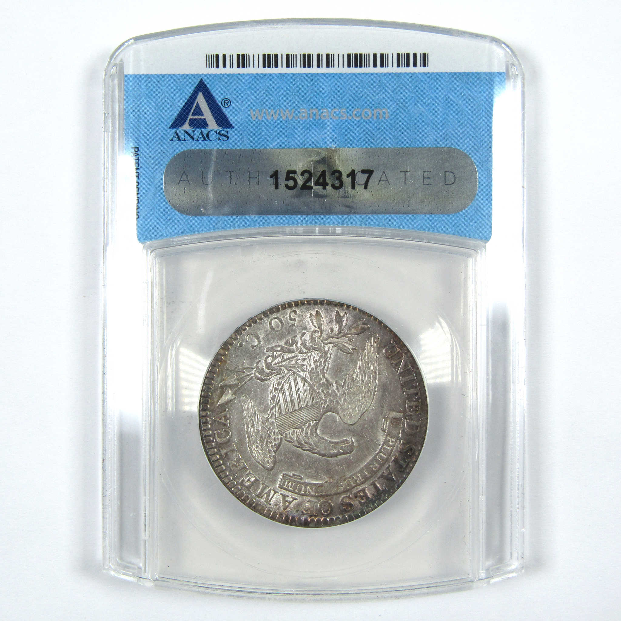 1813 Capped Bust Half Dollar AU 53 ANACS Silver 50c Coin SKU:I14423