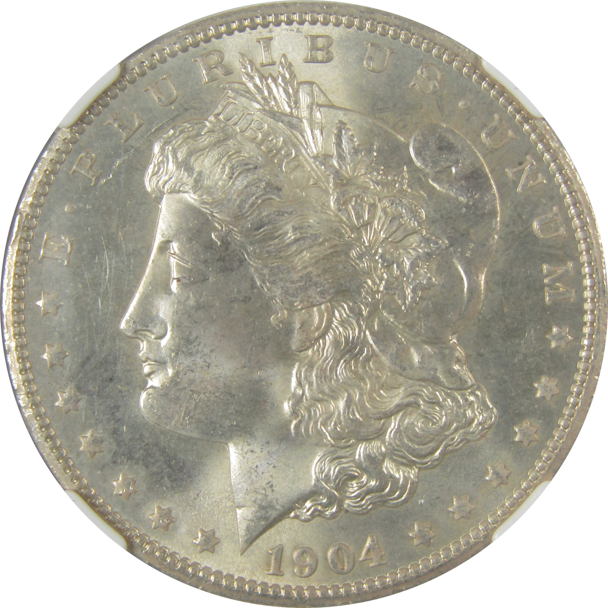 1904 O Morgan Dollar MS 63 NGC Silver Uncirculated $1 Coin SKU:CPC0514 - Morgan coin - Morgan silver dollar - Morgan silver dollar for sale - Profile Coins & Collectibles