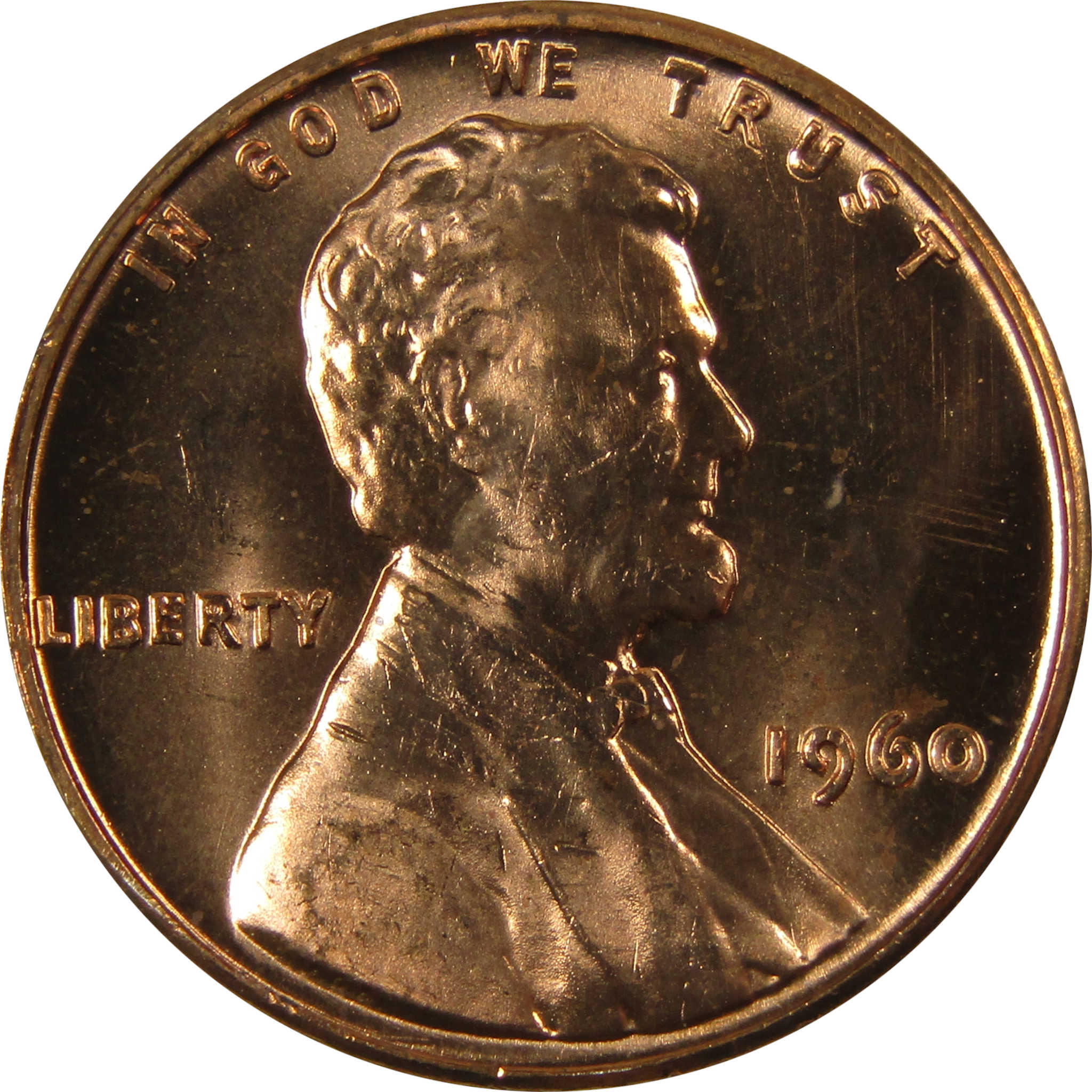 1960 Small Date Lincoln Memorial 1c Uncirculated Mint State SKU:I26579