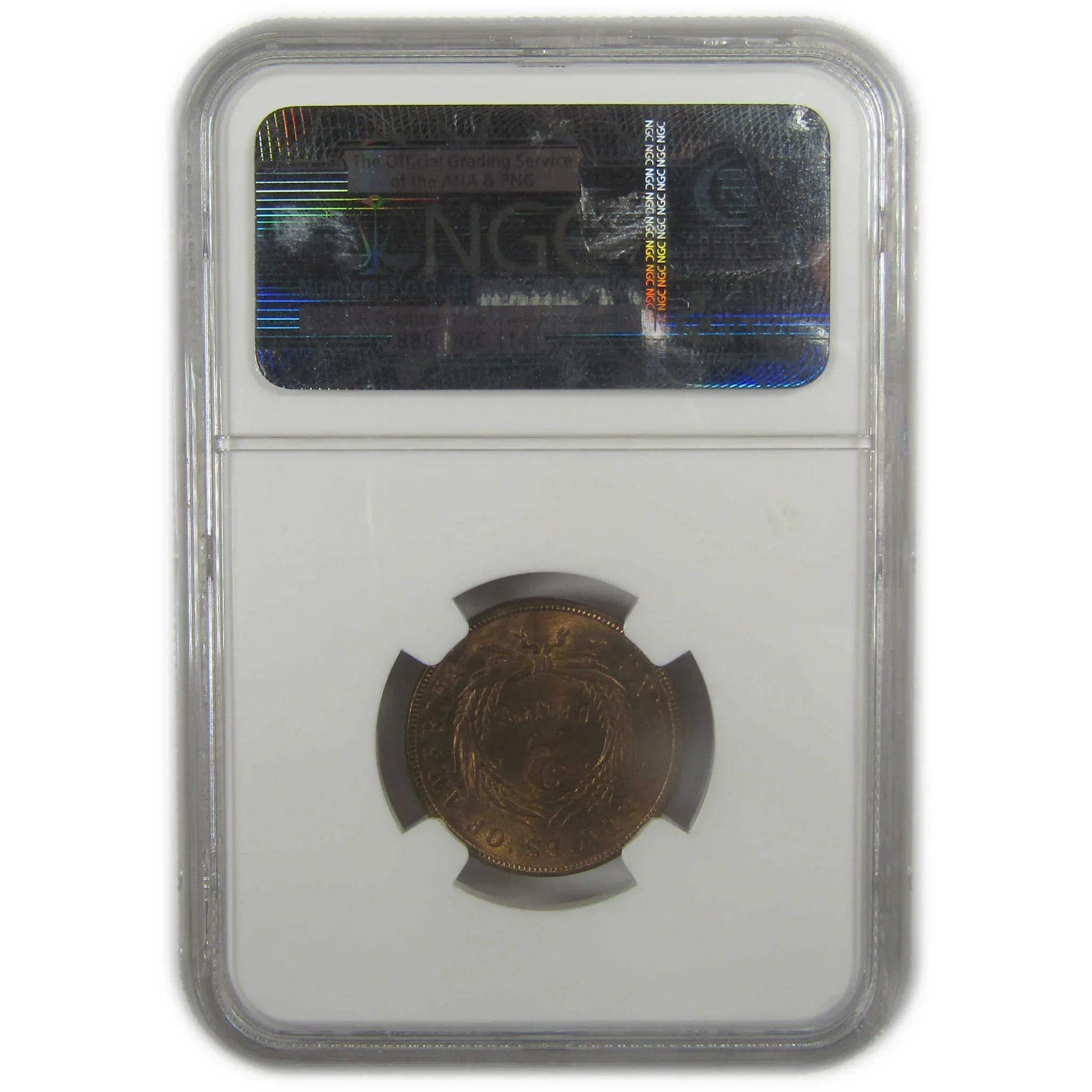 1867 Two Cent Piece MS 66 RB NGC Uncirculated 2c Coin SKU:I21996