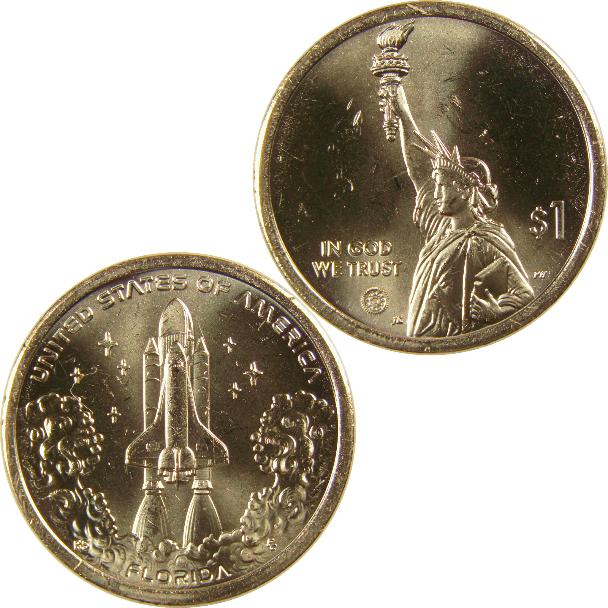 2025 P NASA Space Shuttle American Innovation Dollar Uncirculated