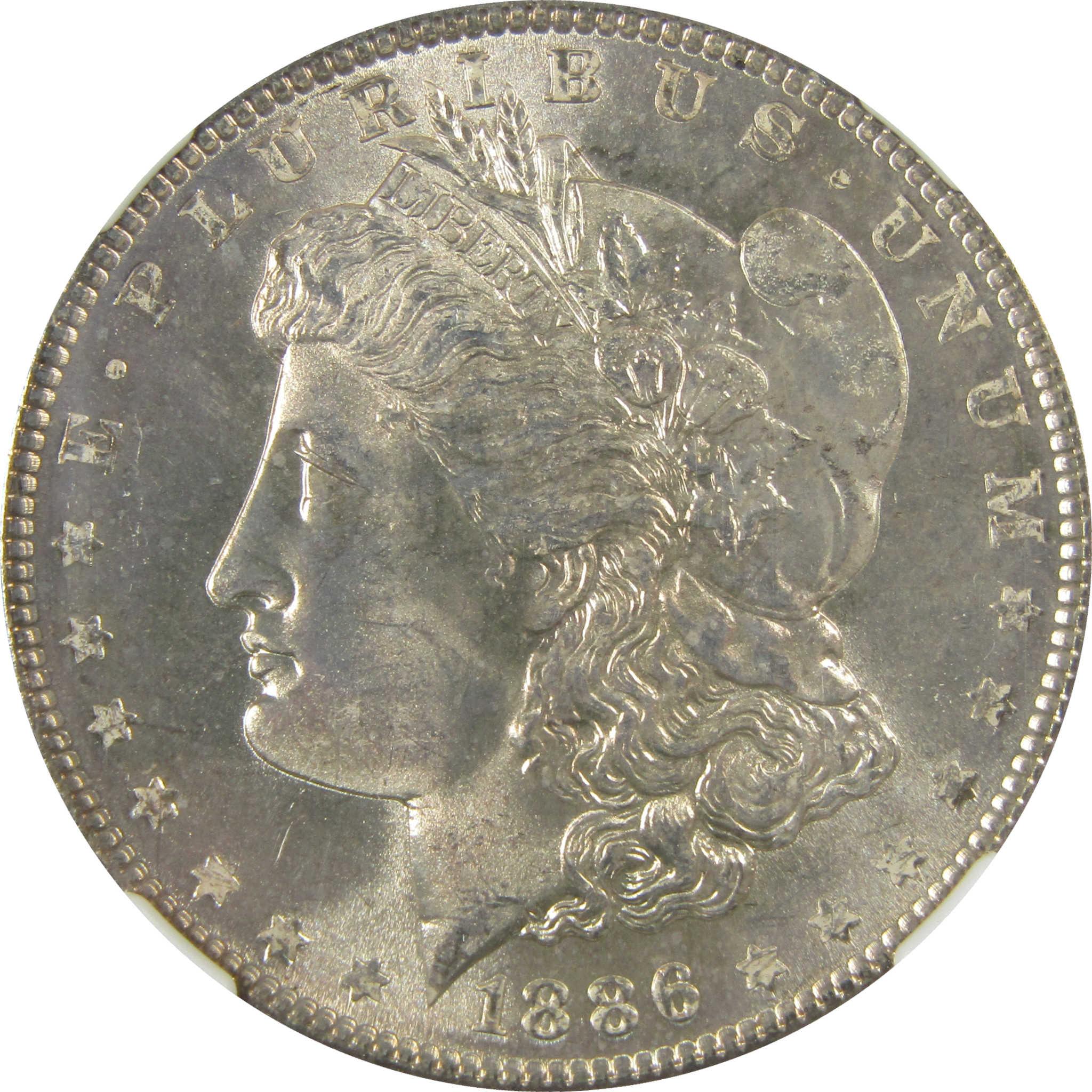 1886 Morgan Silver Dollar MS 65 NGC Uncirculated $1 Coin SKU:I27914 - Morgan coin - Morgan silver dollar - Morgan silver dollar for sale - Profile Coins & Collectibles