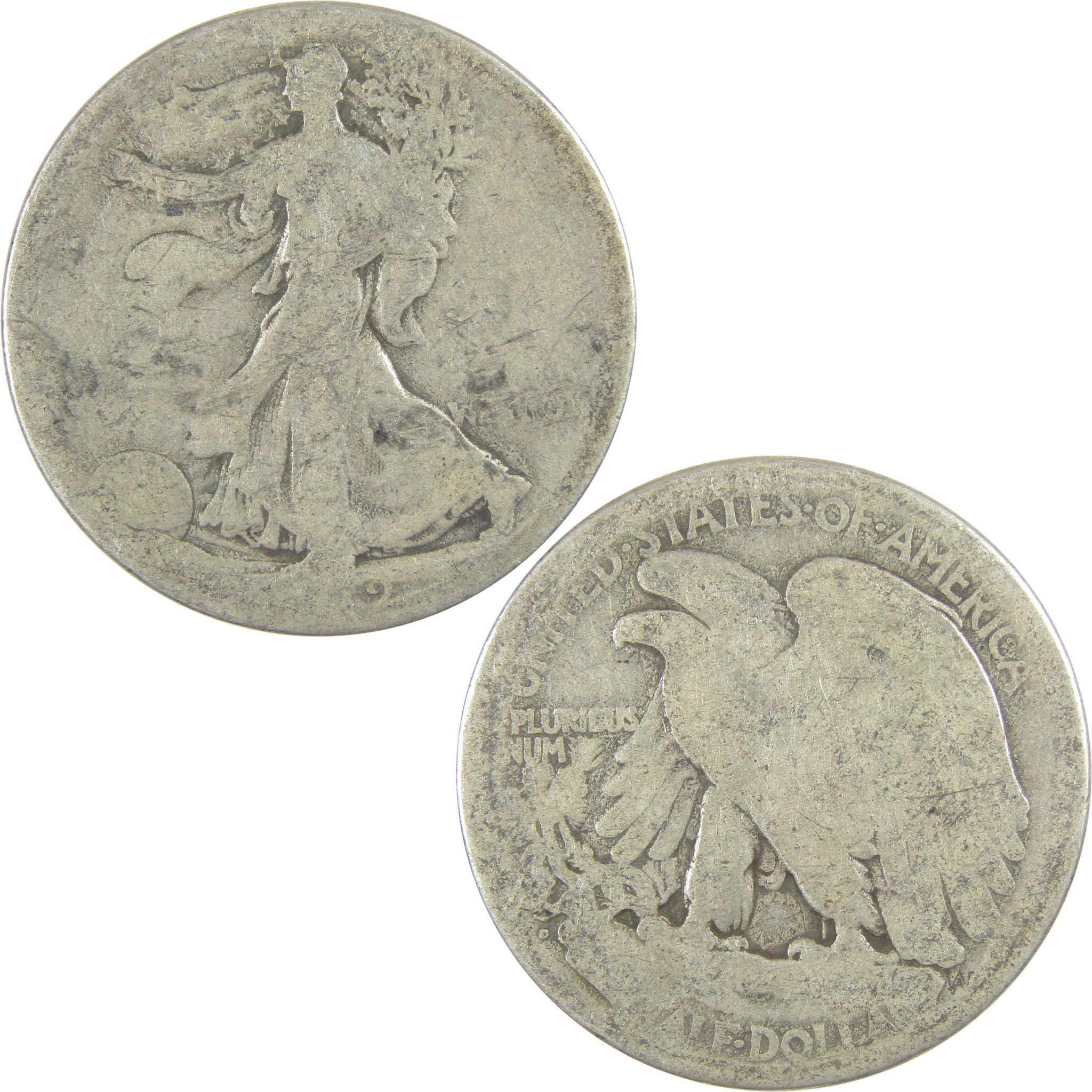 1919 D Liberty Walking Half Dollar AG About Good Silver SKU:I20052