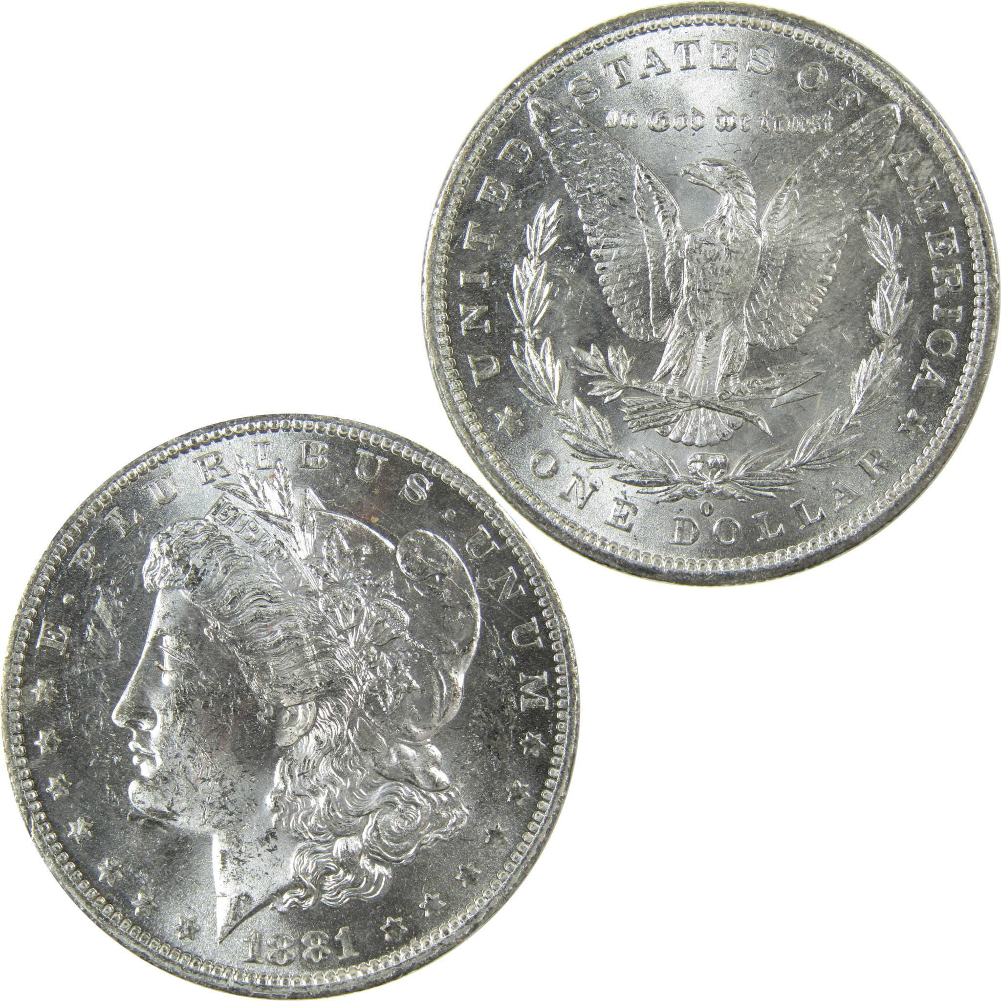 1881 O Morgan Silver Dollar Uncirculated Mint State $1 Coin SKU:I27692 - Morgan coin - Morgan silver dollar - Morgan silver dollar for sale - Profile Coins & Collectibles