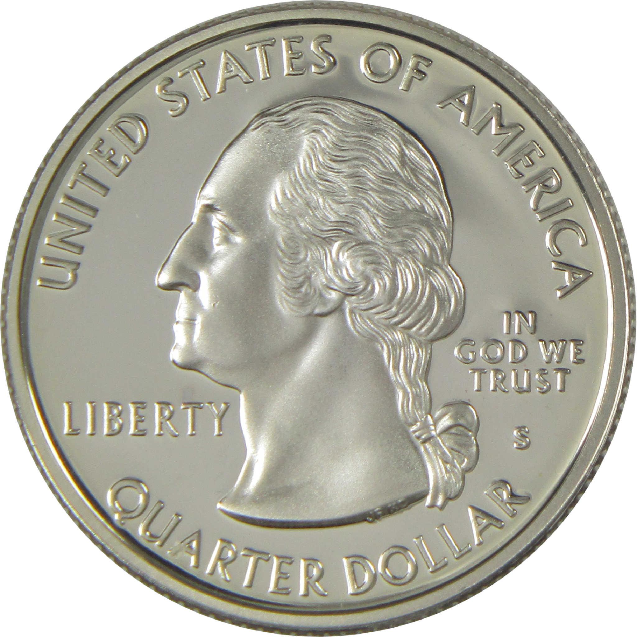 1999 S New Jersey State Quarter Choice Proof Silver 25c Coin