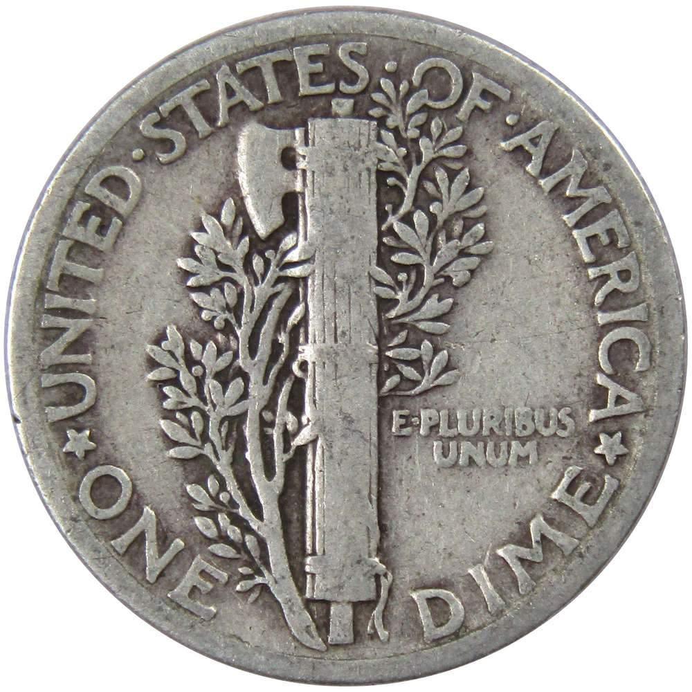 1927 Mercury Dime VG Very Good Silver 10c Coin