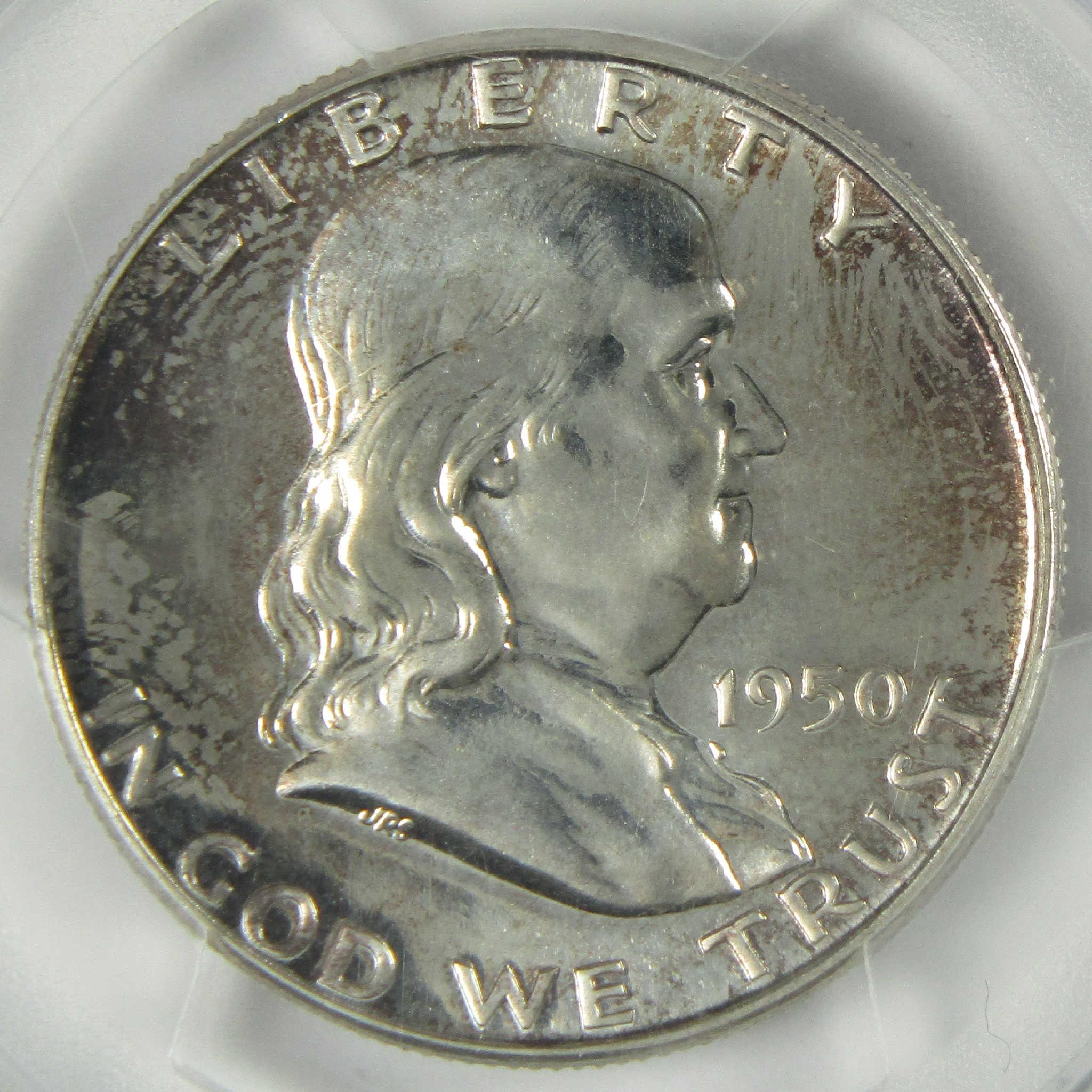 1950 Franklin Silver Half Dollar PR 65 PCGS Proof 50c Coin SKU:I23918
