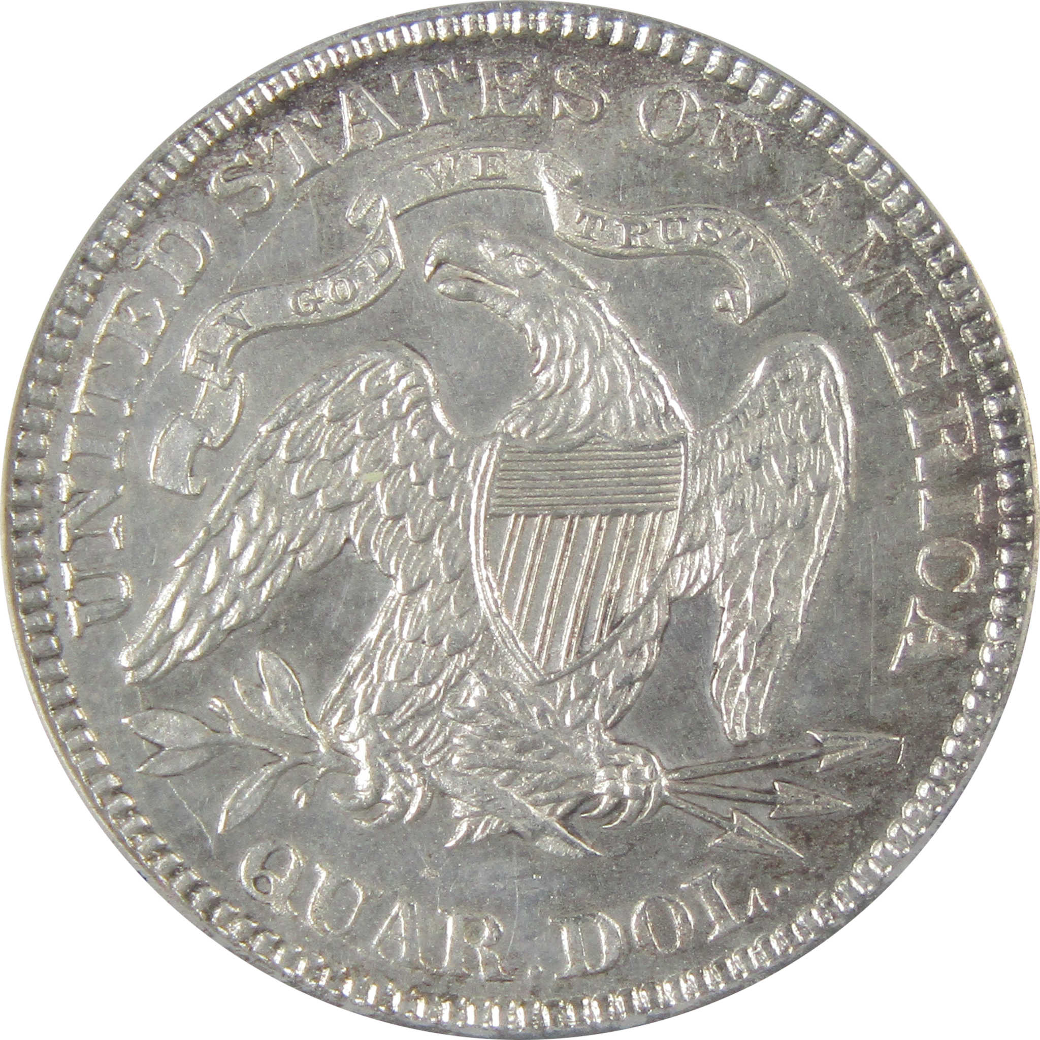 1876 Seated Liberty Quarter AU 55 ANACS Silver 25c Coin SKU:CP141