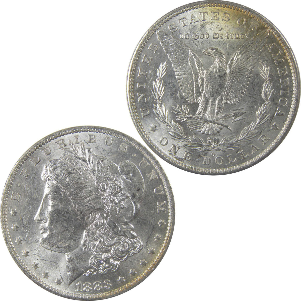1883 O Morgan Silver Dollar Uncirculated Mint State Toned SKU:I24847