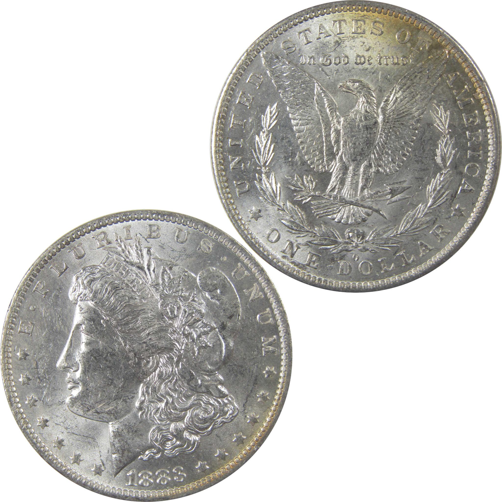 1883 O Morgan Silver Dollar Uncirculated Mint State Toned SKU:I24847